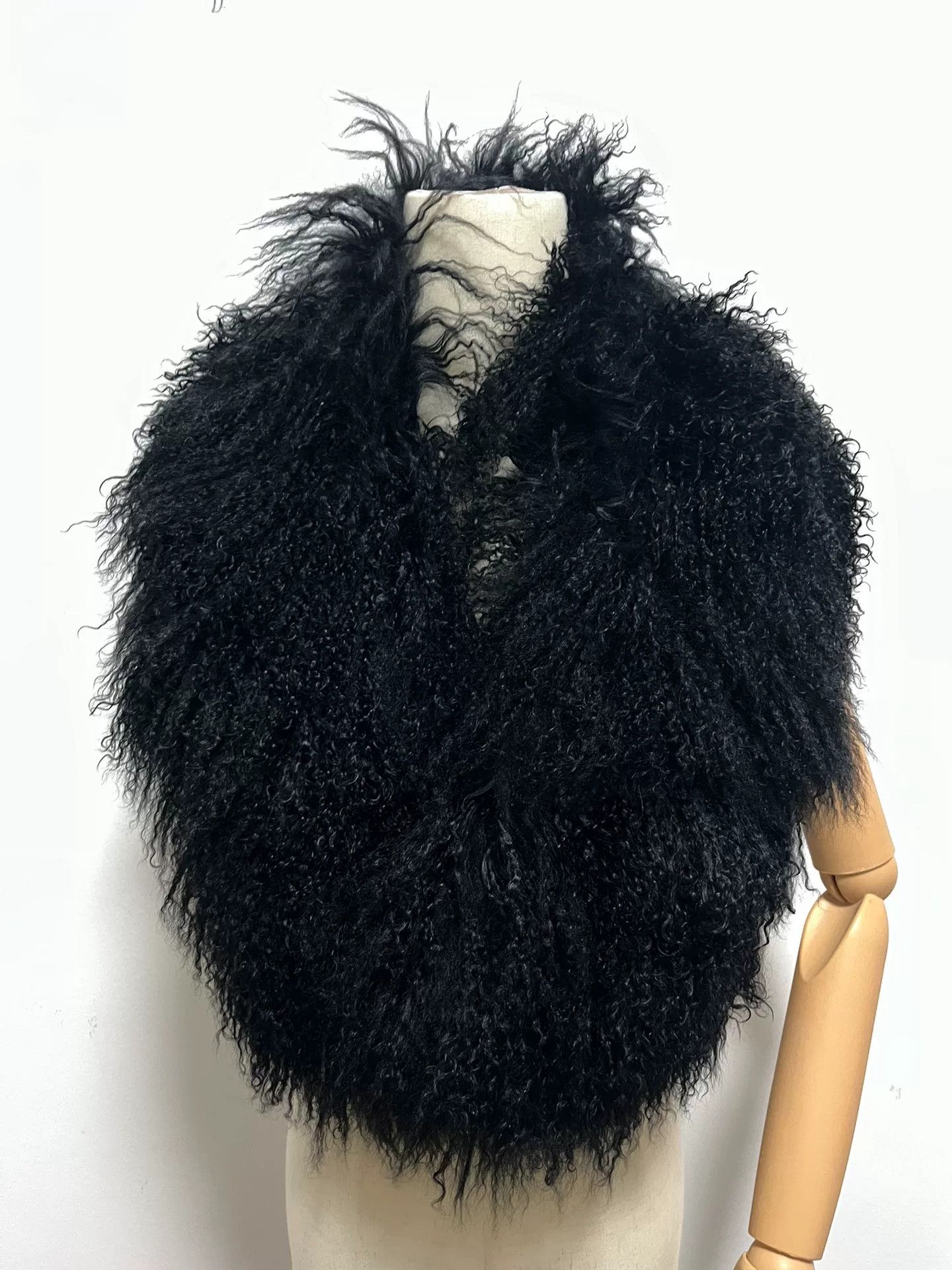 Alice Auaa Black Fur Collar Accessory