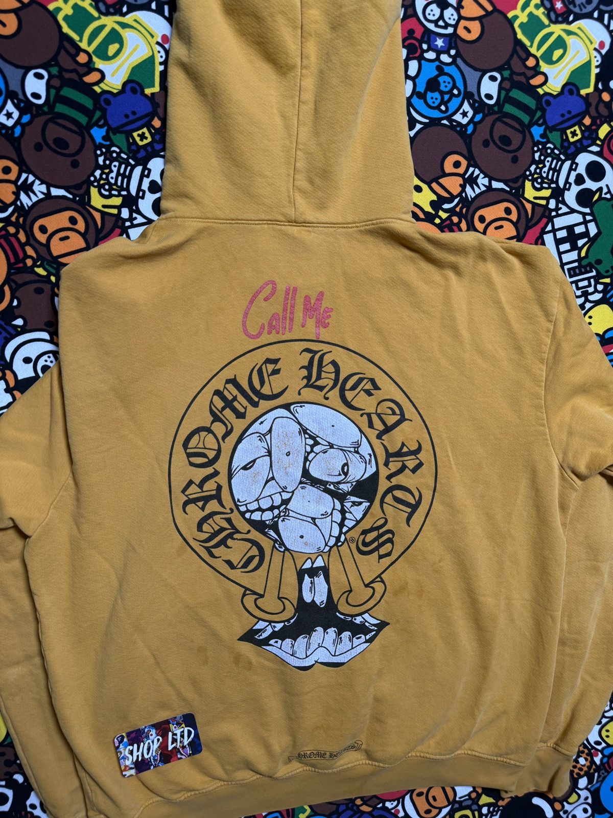 Chrome Hearts Chrome Hearts Mustard Matty Boy Call Me Pullover Hoodie Size US L / EU 52-54 / 3 - 13 Thumbnail