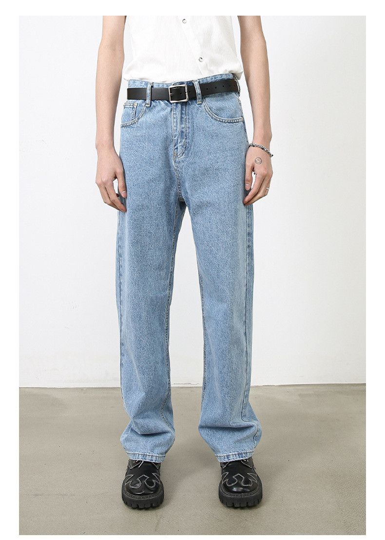 Japanese Brand × Jean Japanese street style classic simple versatile washed jeans Size US 32 / EU 48 - 1 Thumbnail