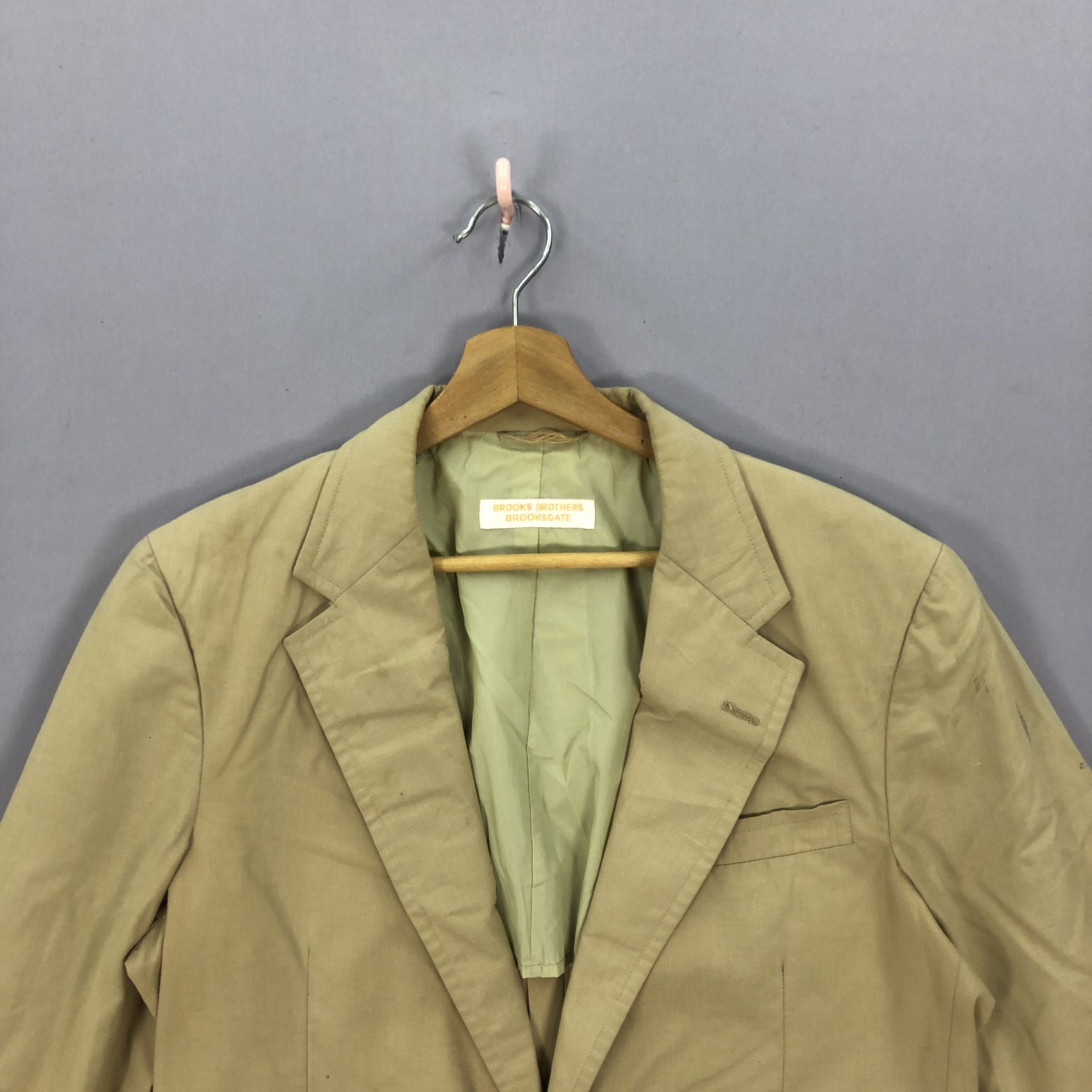Brooks Brothers × Vintage Vintage 90s Brooks Brothers Coat Jacket Size 44S - 2 Thumbnail