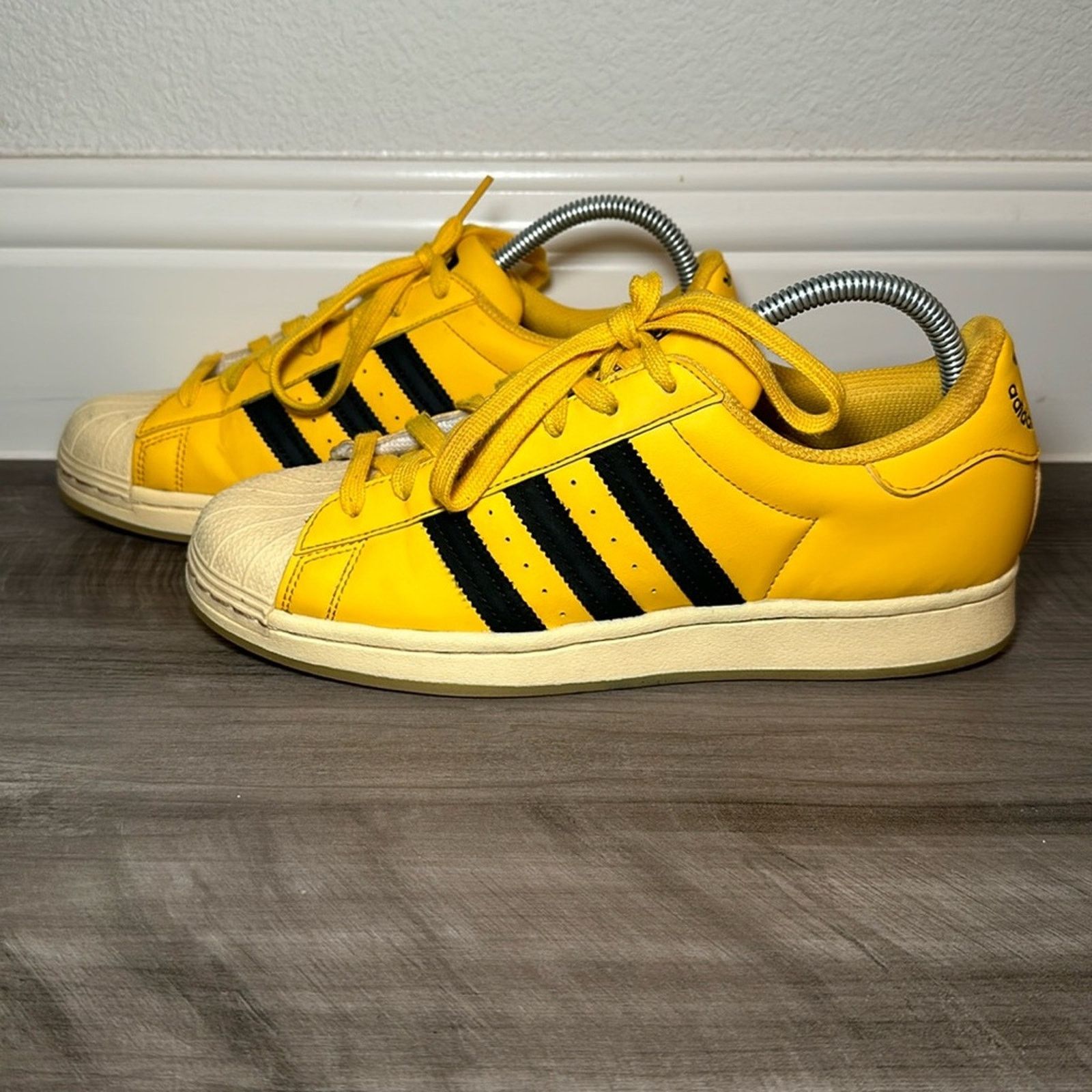 Adidas Adidas Superstar Bold Gold Easy Yellow Sneakers 8.5 Grailed