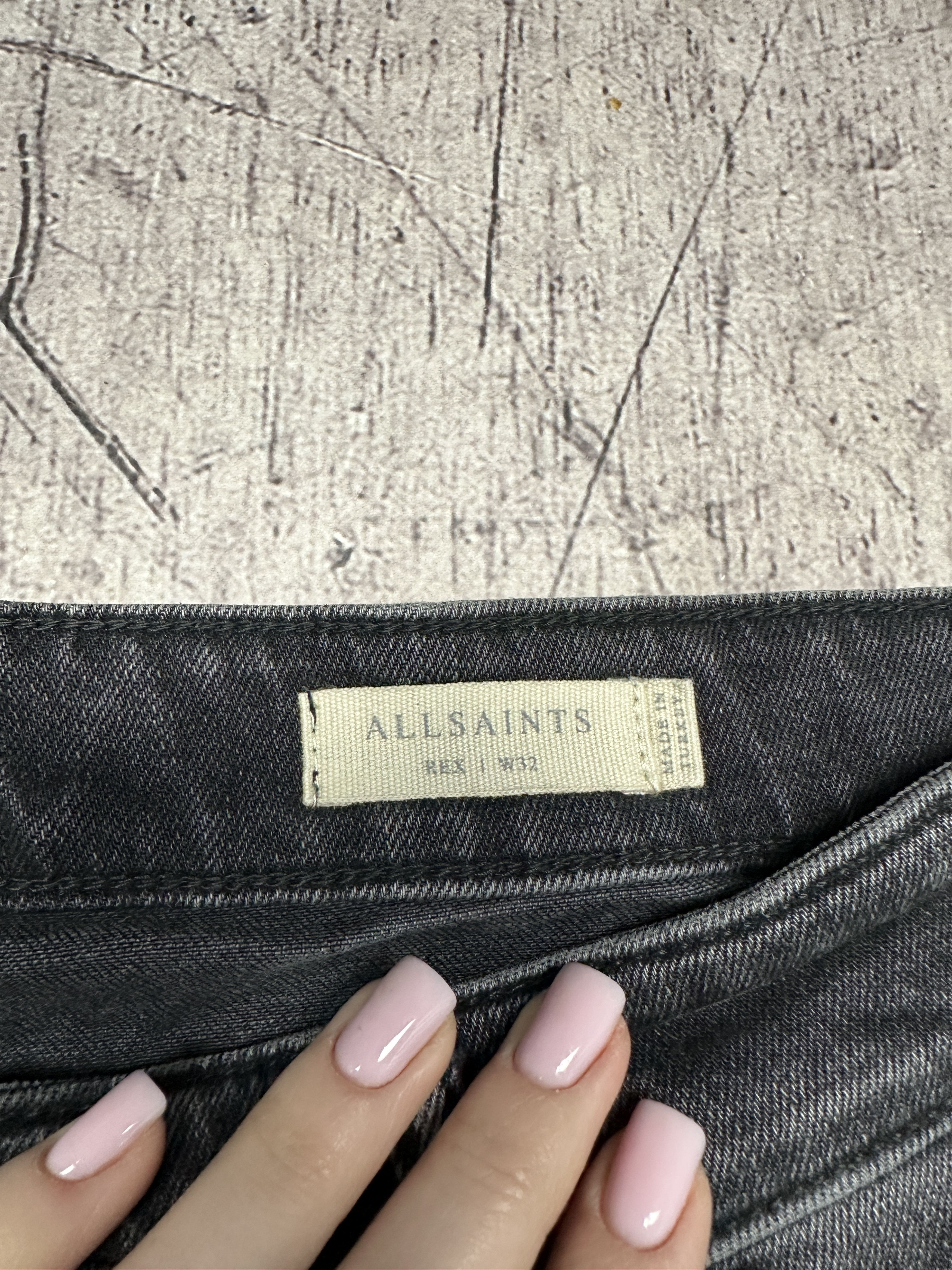 Allsaints Allsaints Mens Rex Denim Pants Jeans Size US 32 / EU 48 - 3 Thumbnail
