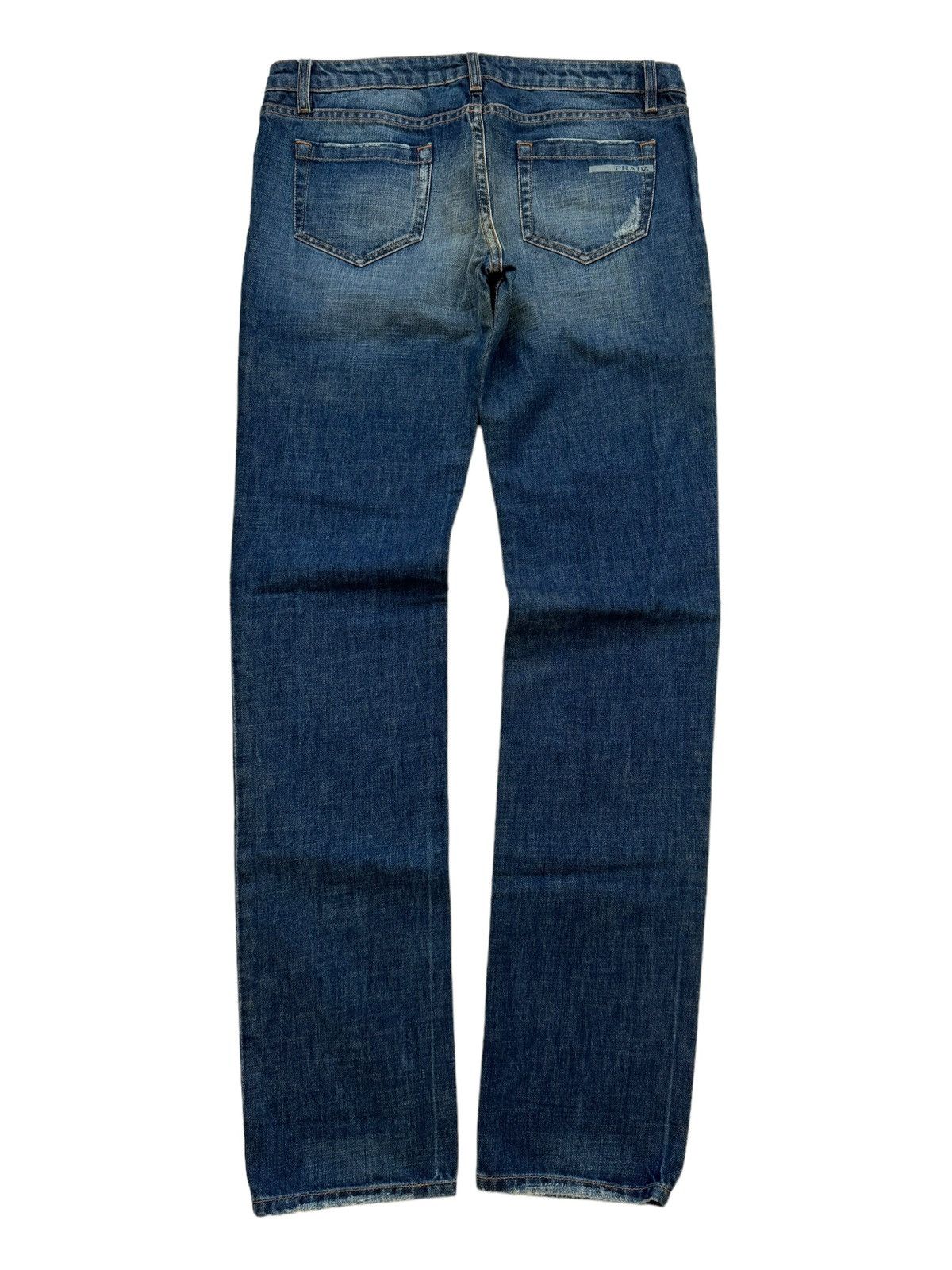 Prada Straight Fit Denim Blue Jean Size US 30 / EU 46 - 4 Thumbnail