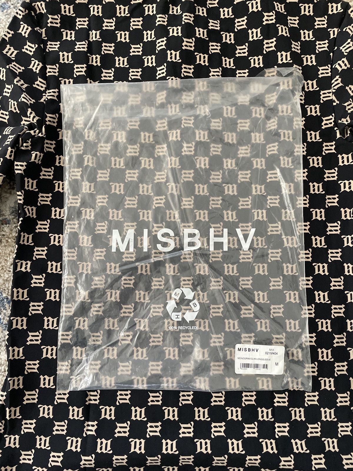 Misbhv New MISBHV Monogram Long-sleeve Quarter Zip Size US M / EU 48-50 / 2 - 5 Thumbnail
