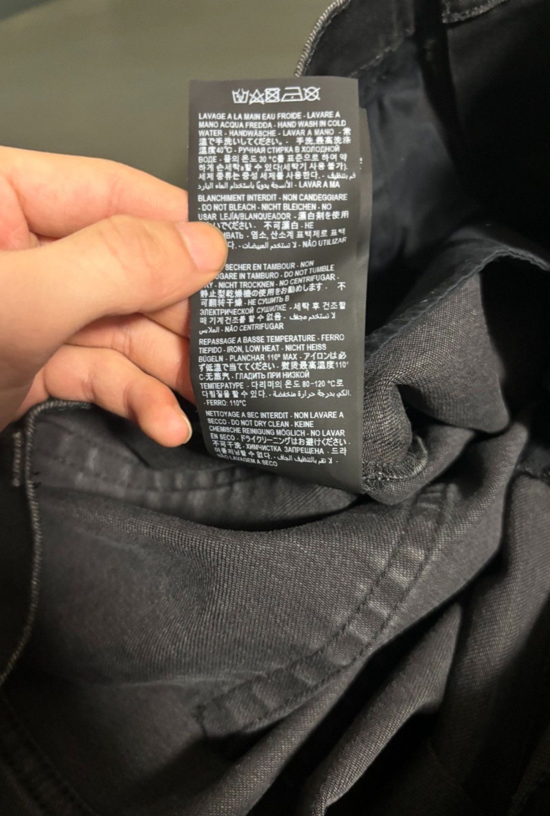 Saint Laurent Paris Saint Laurent SLP 2020FW Water Ripple Ghost Claw Basic Jeans Size US 34 / EU 50 - 7 Thumbnail