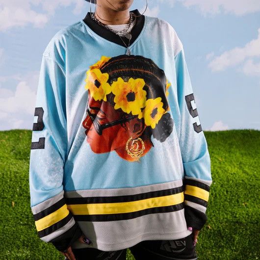 Dreamville Dreamville DV 25 Flower Crown Long Sleeve Jersey Blue Size M Size US M / EU 48-50 / 2 - 3 Thumbnail