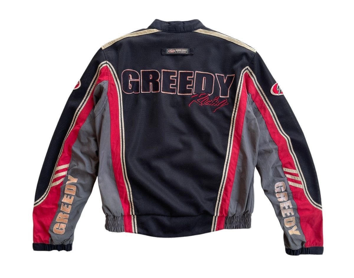 Vintage Vintage Greedy Racing Bikers Jacket Size US M / EU 48-50 / 2 - 4 Thumbnail