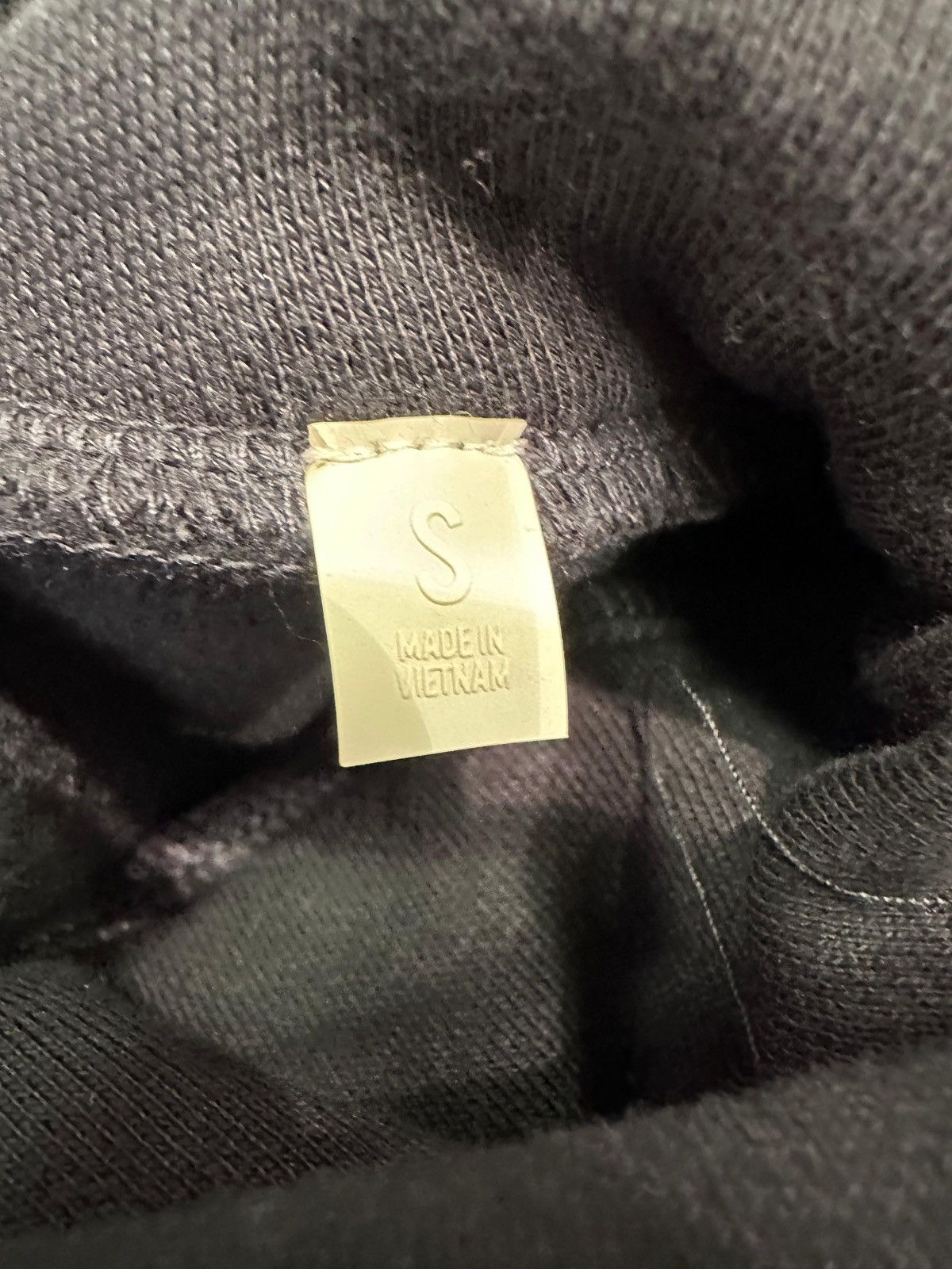 Essentials ESSENTIALS - 90's Fit Fleece Hoodie Jet Black Size US S / EU 44-46 / 1 - 2 Thumbnail