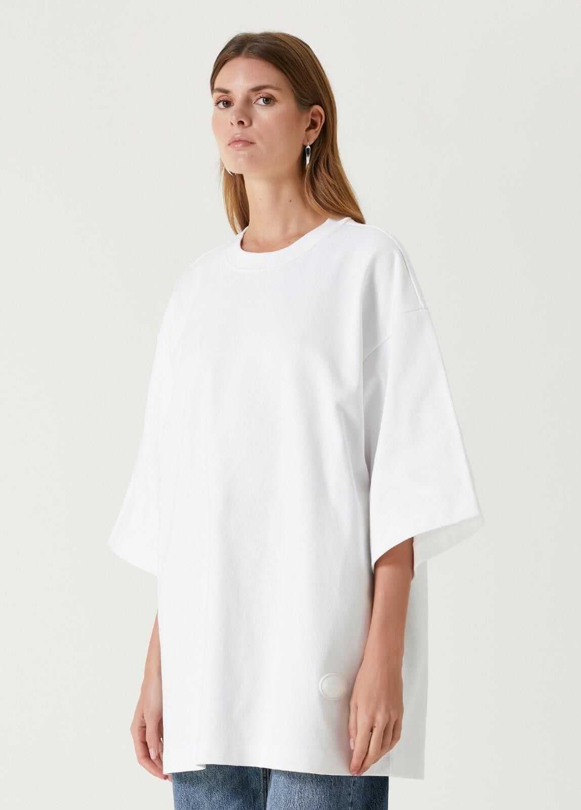 Alexander Wang NWT Unisex Mens WomensDome Logo Tee Oversize T Shirt White L Size US L / EU 52-54 / 3 - 2 Thumbnail