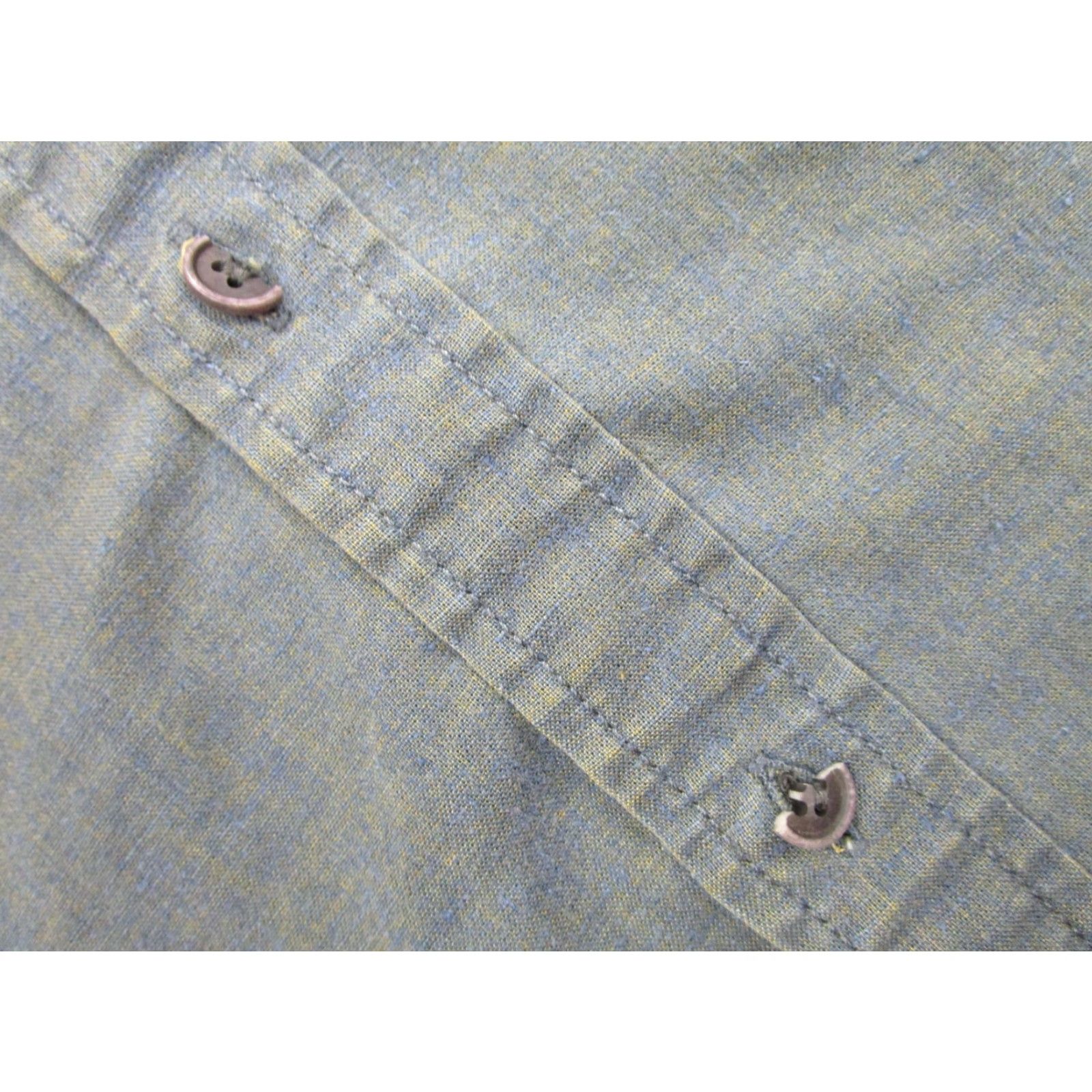 Prana prAna Shirt Mens Small Short Sleeve Button-Up Pocket Hemp Casual Blue M13180487 Size US S / EU 44-46 / 1 - 5 Thumbnail