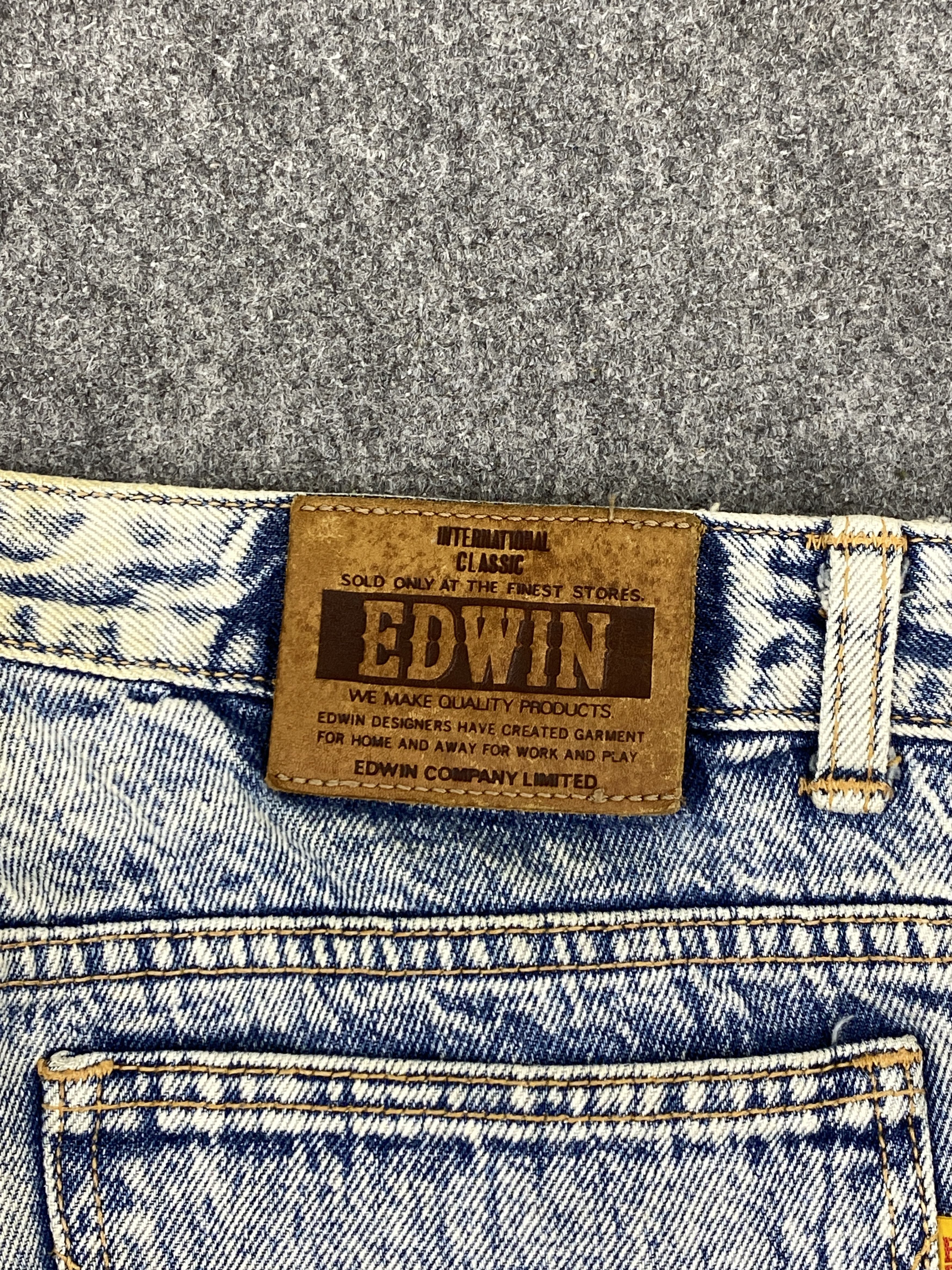 Edwin Vintage Edwin Acid Washed Jeans DP2821 Size US 32 / EU 48 - 5 Thumbnail