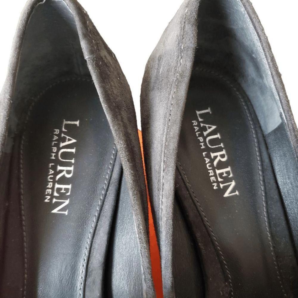 Lauren Ralph Lauren CT1459 Ralph Laure Ladies Gray Suede Shoes Size 10B Size US 10 / IT 40 - 6 Thumbnail