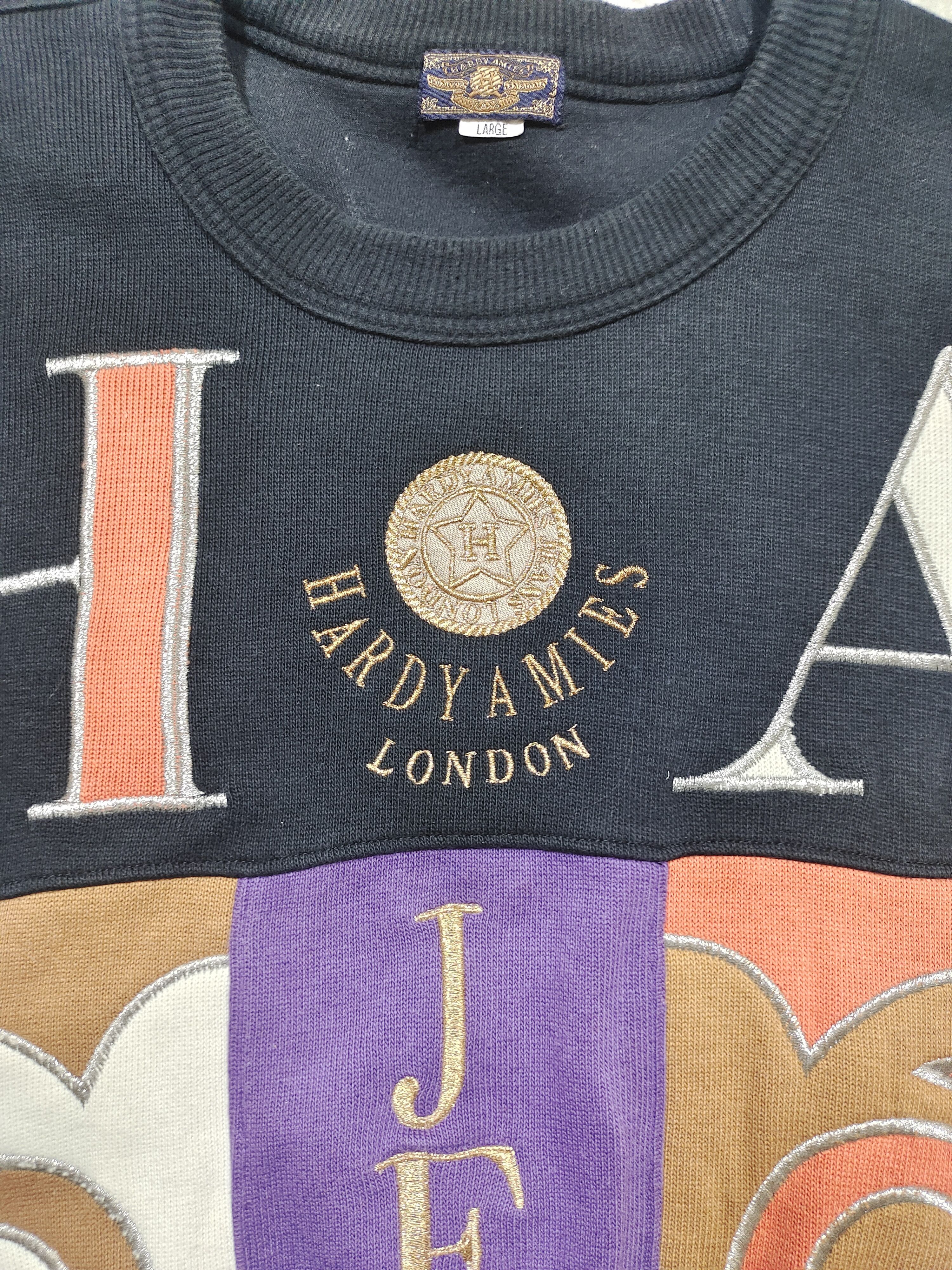 Hardy Amies VINTAGE HARDY AMIES EMBROIDERED CREWNECK SWEATSHIRT Size US L / EU 52-54 / 3 - 6 Thumbnail