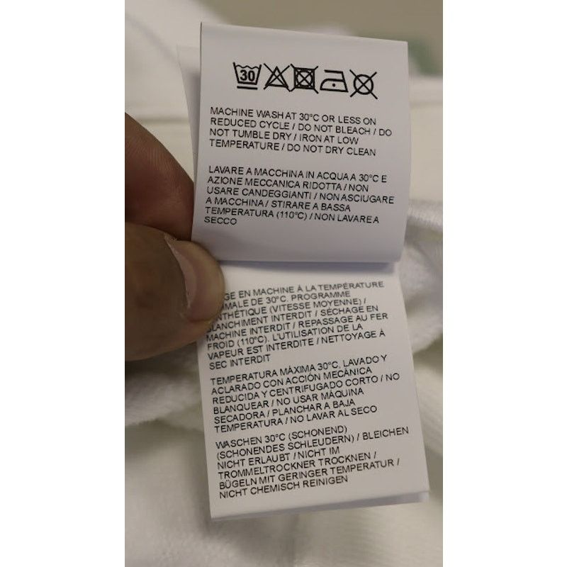 Off-White o1rshd1 Caravag Boy Marker Slim Crewneck in White/Light Blue Size US XL / EU 56 / 4 - 4 Thumbnail