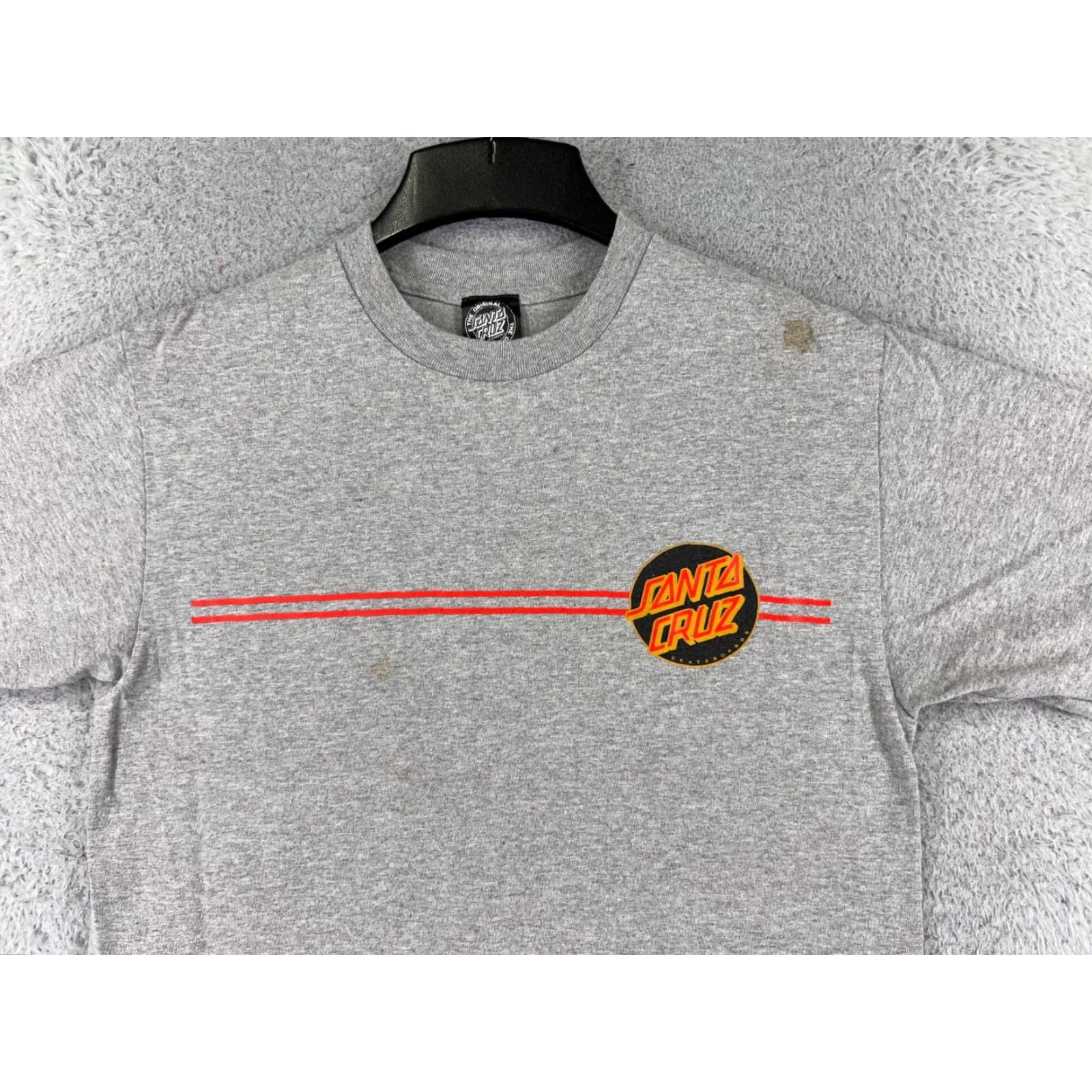 Vintage Santa Cruz Shirt Adult Medium Gray Crew Neck Short Sleeve Skate T-Shirt Mens Size US M / EU 48-50 / 2 - 4 Thumbnail