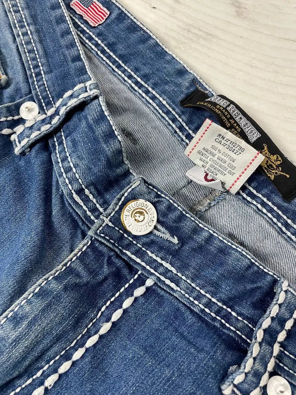 True Religion Vintage True Religion Joye Super Denim Jeans Y2K Japan Size US 36 / EU 52 - 4 Thumbnail