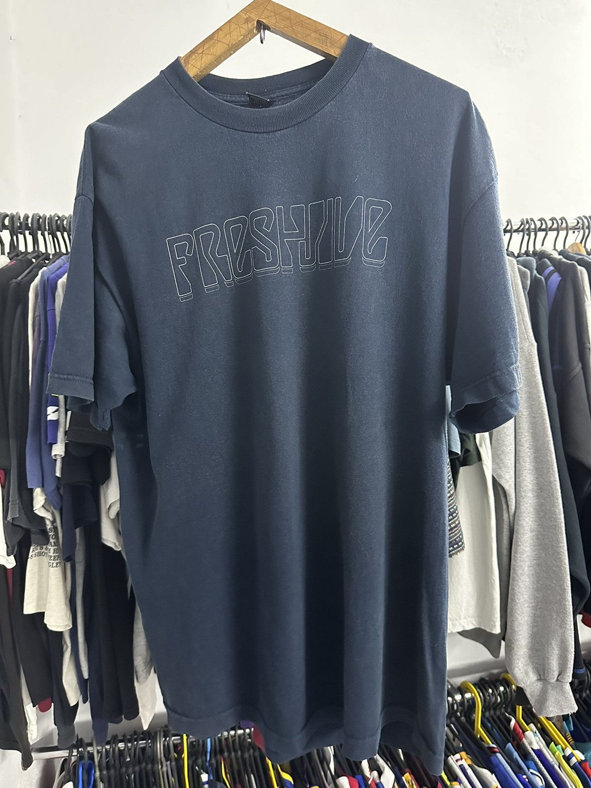 image of 90’S Freshjive T-Shirt in Black, Men's (Size XL)