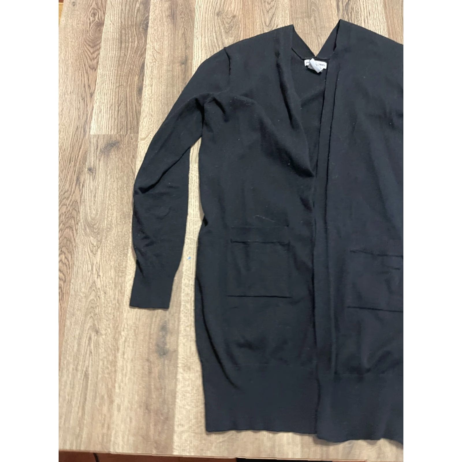 Vintage Sweet Romeo Sweater Cardigan Women’s Small Black Open Pockets Knit Cozy Casual Fall Spring Summer Cardigan Women’s Size S / US 4 / IT 40 - 3 Thumbnail