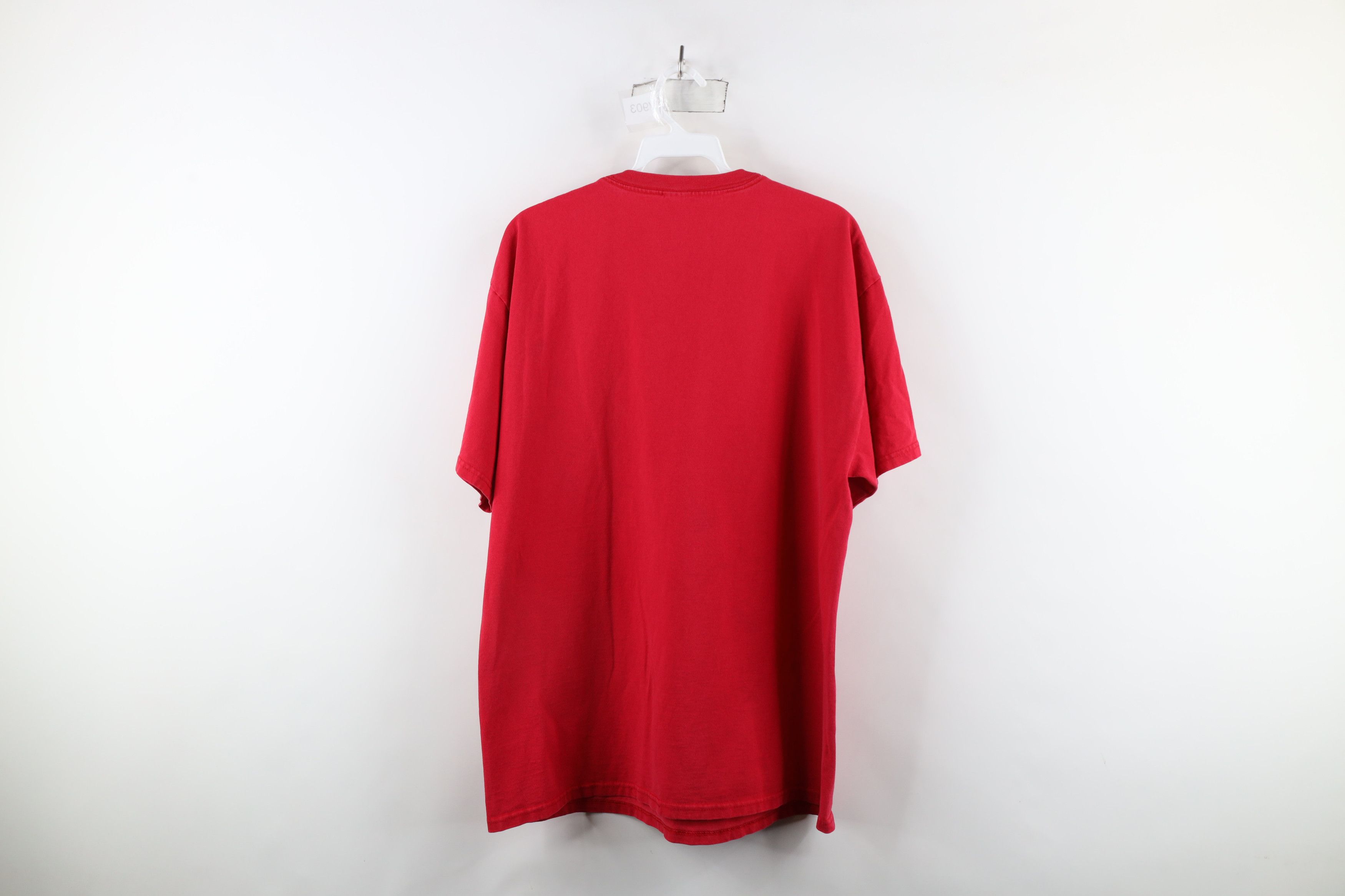 Vintage Vintage 90s Spell Out Ohio State University T-Shirt Red Size US L / EU 52-54 / 3 - 11 Thumbnail