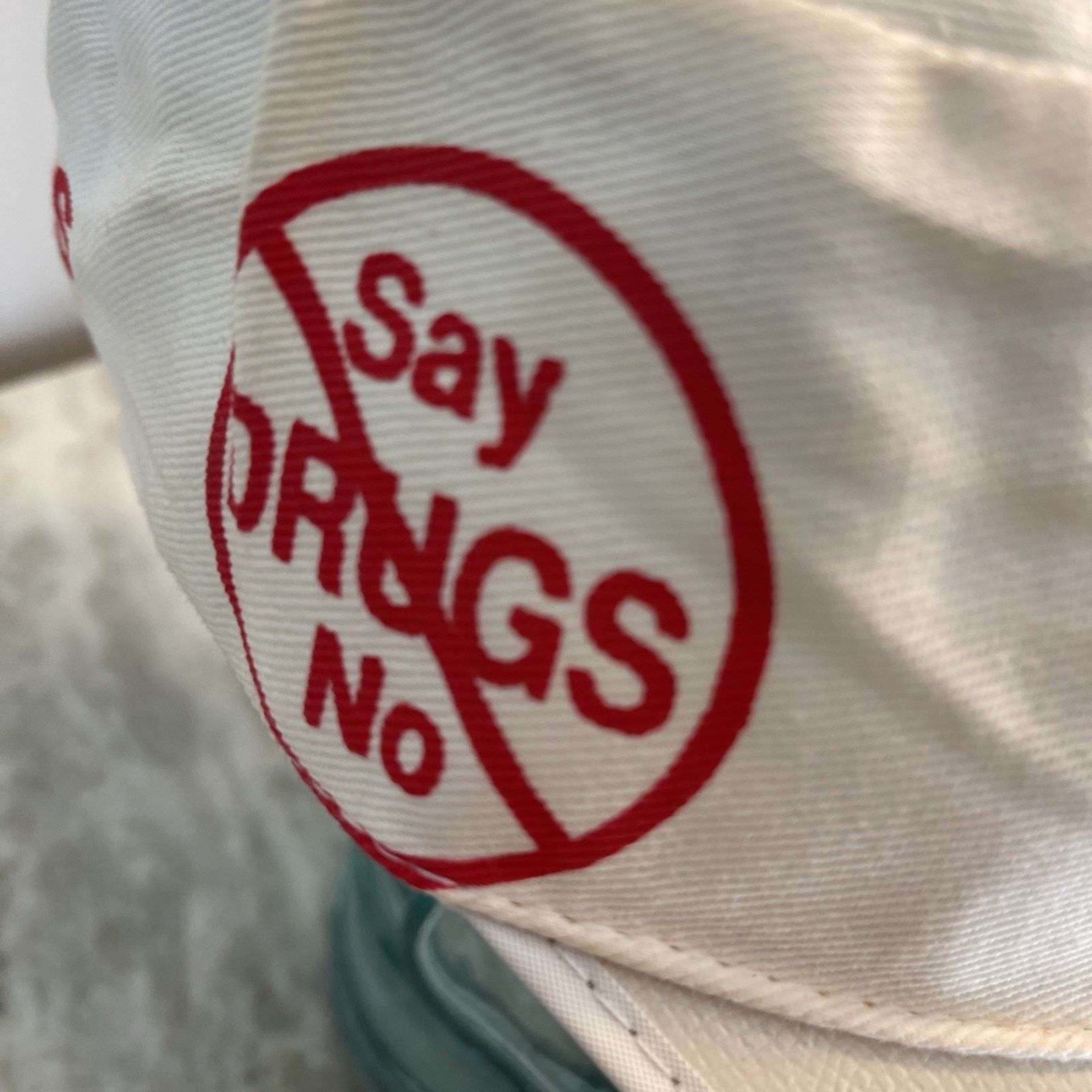 Vintage MAB Paint Painters Hat OSFM Gator Brim Say No To Drugs 3 Size ONE SIZE - 5 Thumbnail