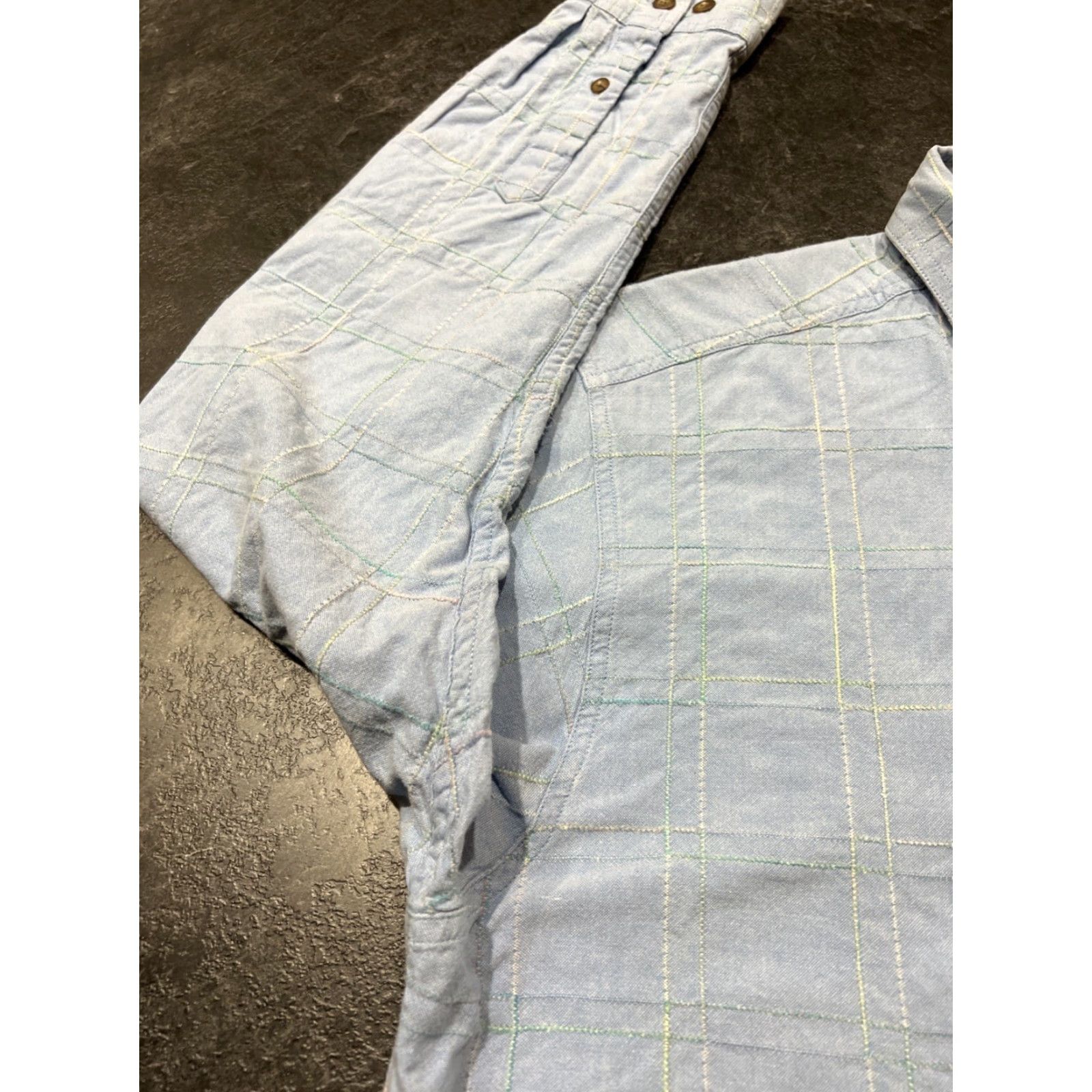 The Territory Ahead VINTAGE Territory Ahead Shirt Men M Blue Button-Up Collared Long Sleeve Cotton Blend Size US M / EU 48-50 / 2 - 5 Thumbnail