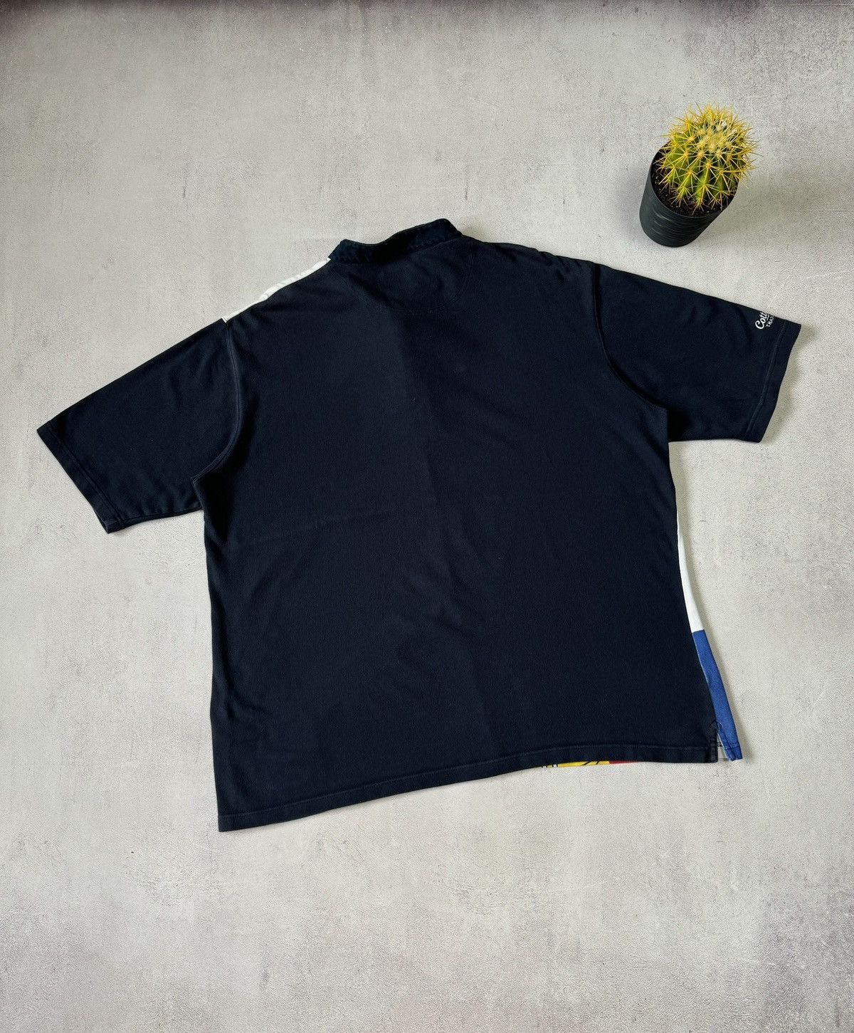 Cotton Traders × Vintage Cotton Traders Multi Flag Rugby Polo Shirt World Cup England Size US XXL / EU 58 / 5 - 7 Thumbnail