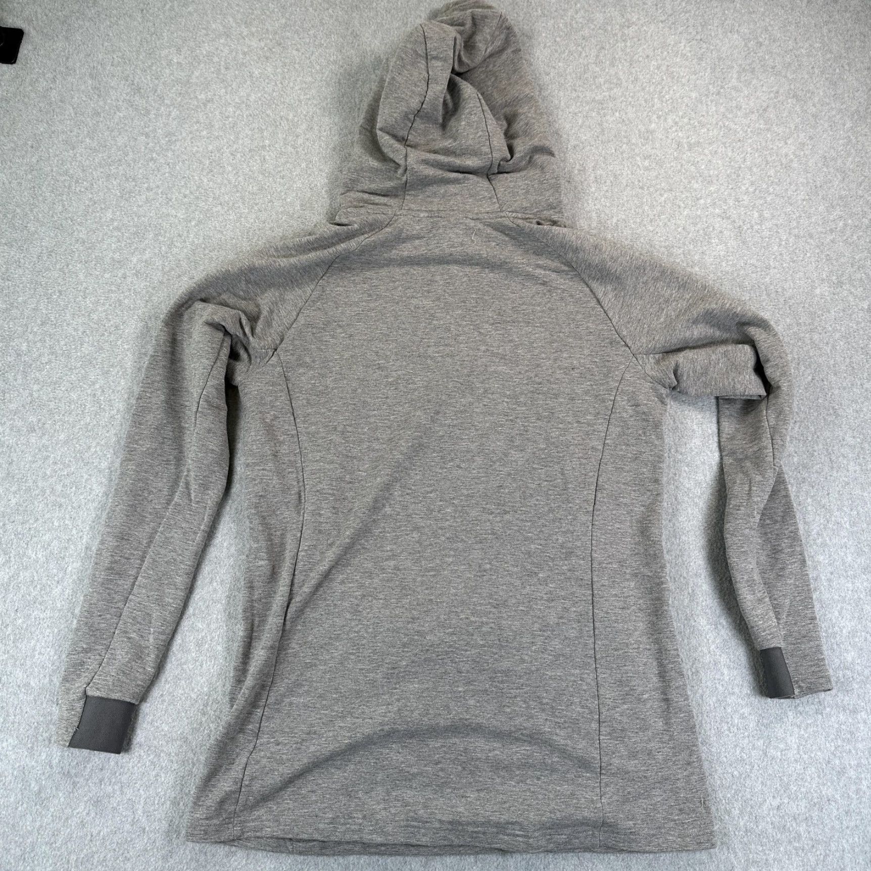 Gymshark Gymshark Hoodie Womens Small Gray Lightweight Pullover Raglan Pockets Stretch Size S / US 4 / IT 40 - 7 Thumbnail