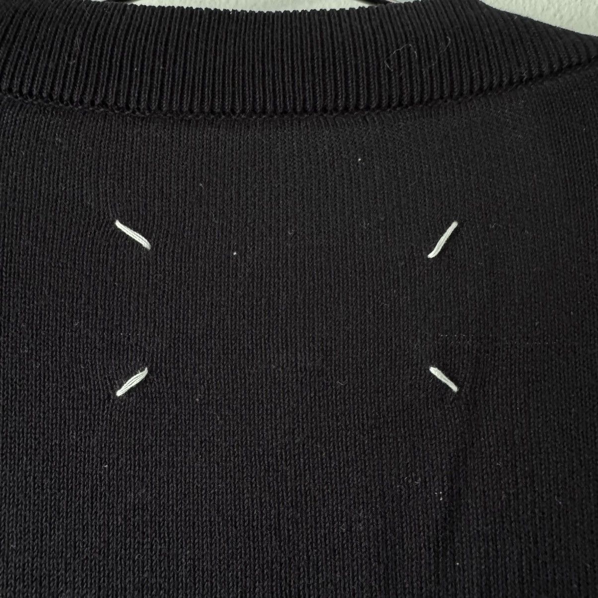 Maison Margiela SS2015 Maison Martin Margiela Navy Knit Elbow Patch Cardigan Size US XL / EU 56 / 4 - 7 Thumbnail