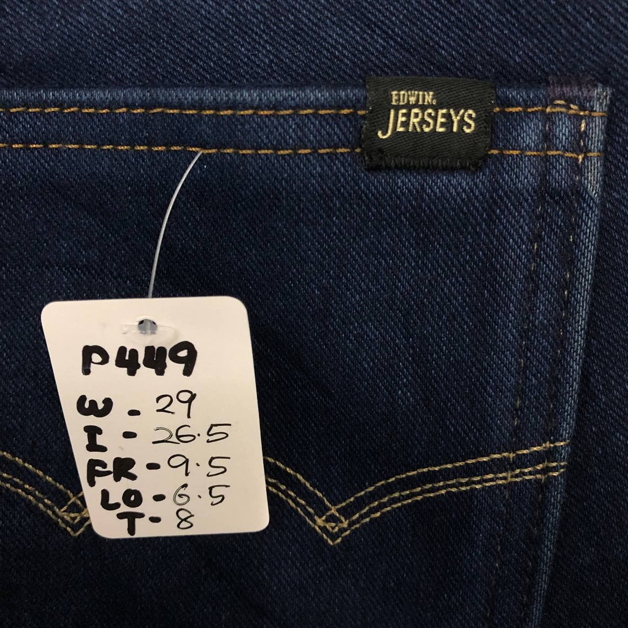 Edwin P449 EDWIN LADIES SKINNY JAPAN DENIM Size 29" - 9 Thumbnail