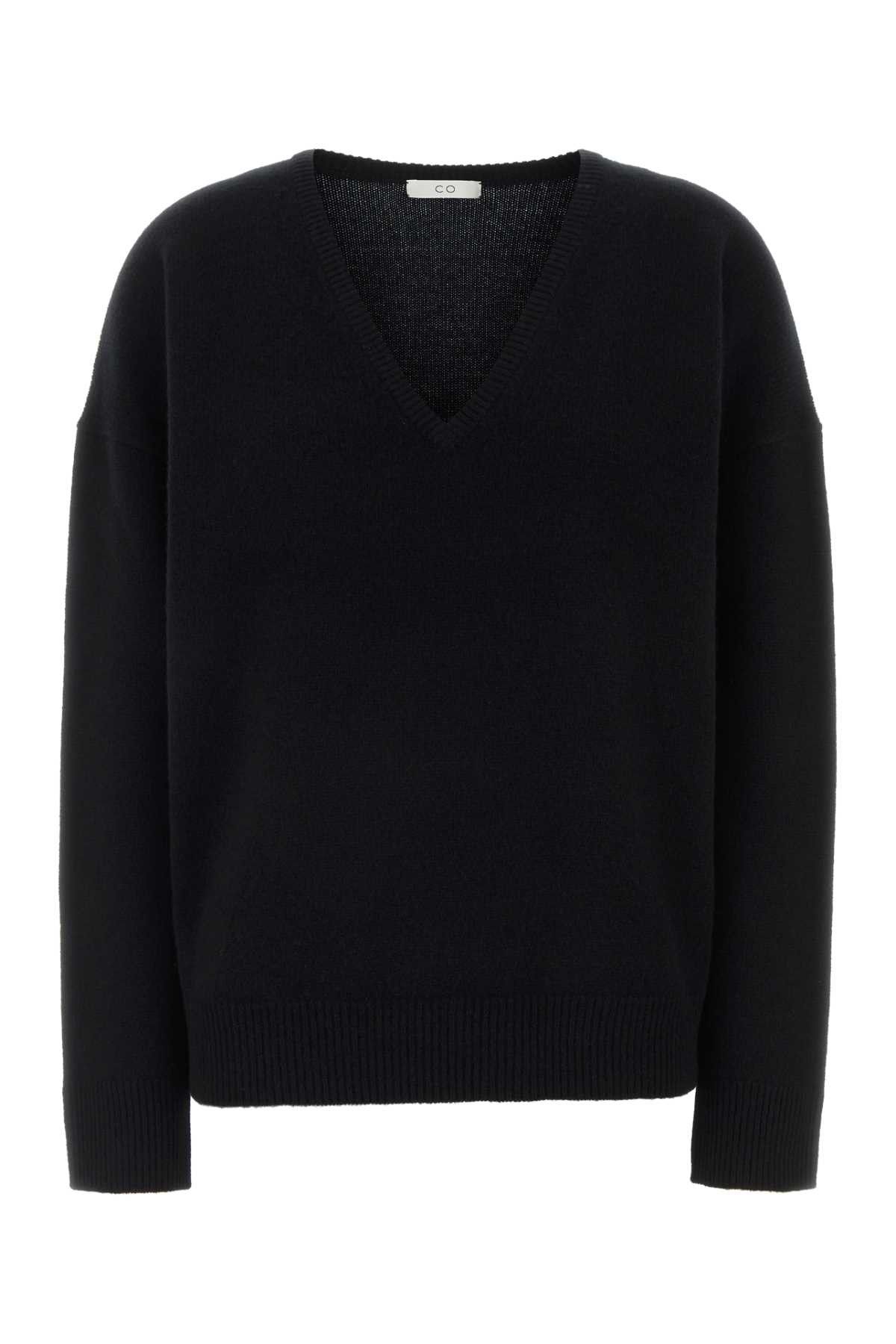 CO Black Cashmere Sweater Size M / US 6-8 / IT 42-44 - 1 Thumbnail