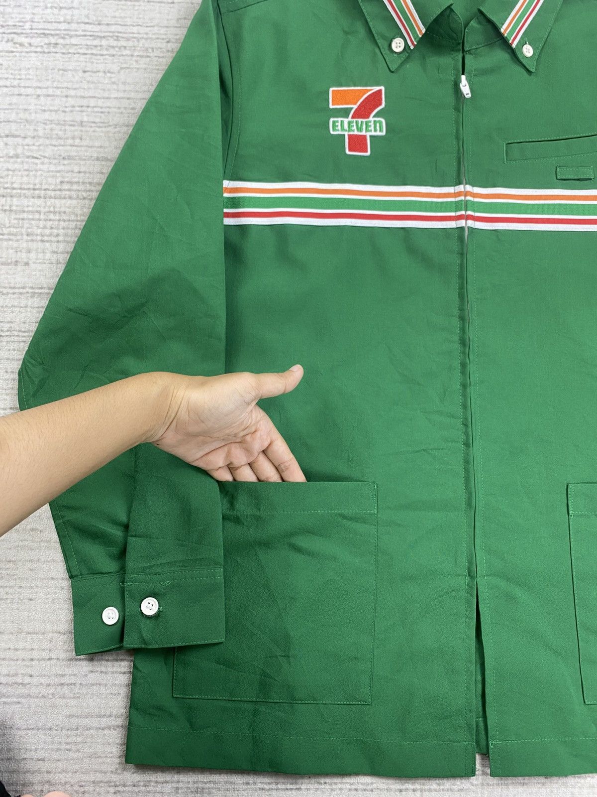 Japanese Brand × Vintage Vintage 7 Eleven Fullzip Breasted Jacket Size US M / EU 48-50 / 2 - 7 Thumbnail