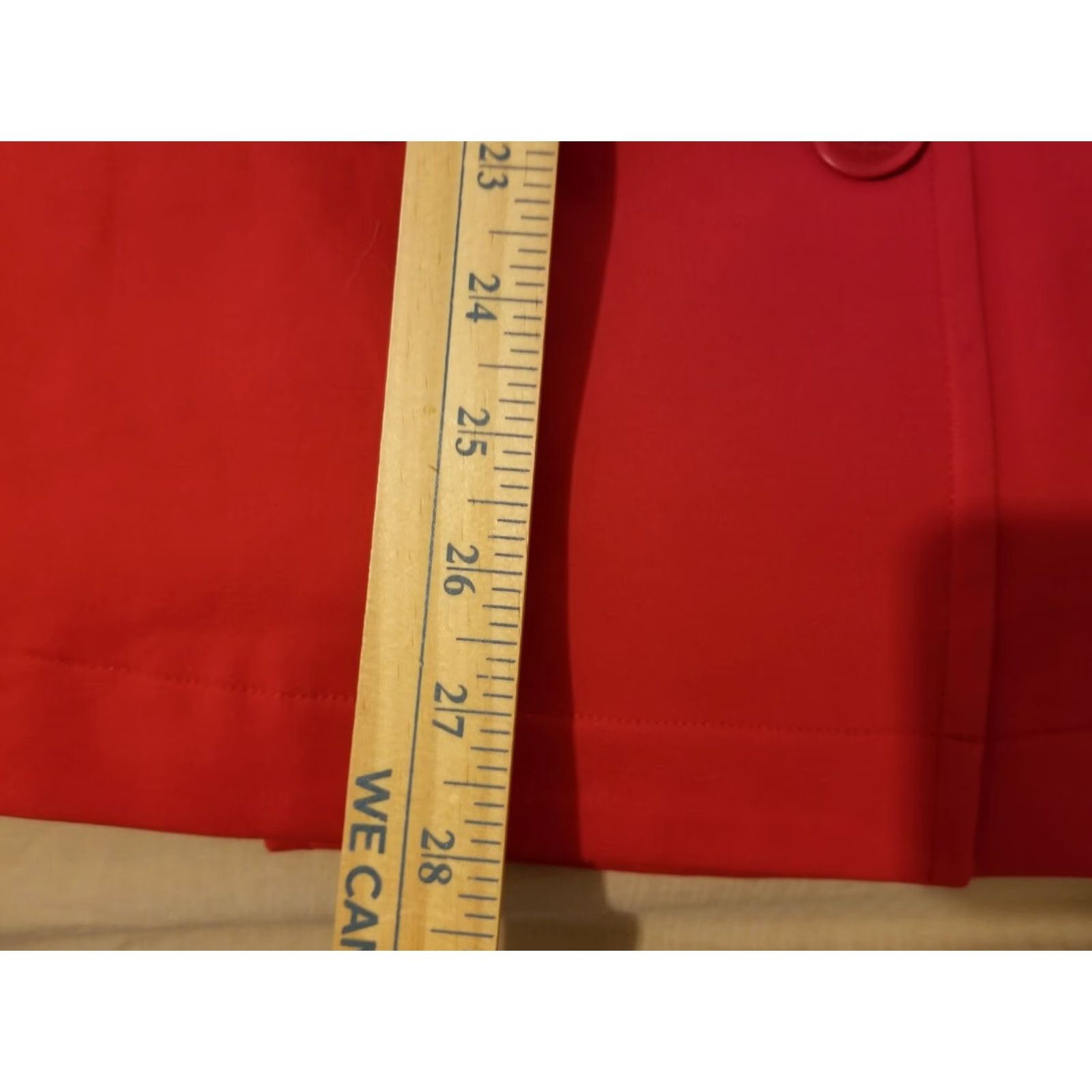 Talbots Womens Talbots Jacket 14 Red Pea Coat Cotton Coat Mens? Size XL / US 12-14 / IT 48-50 - 6 Thumbnail