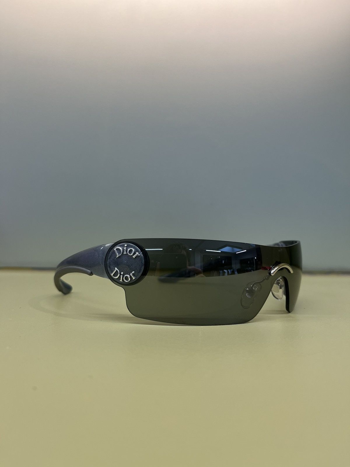 image of Dior Schlak 2 Black Rimless Foldable Sunglasses, Women's