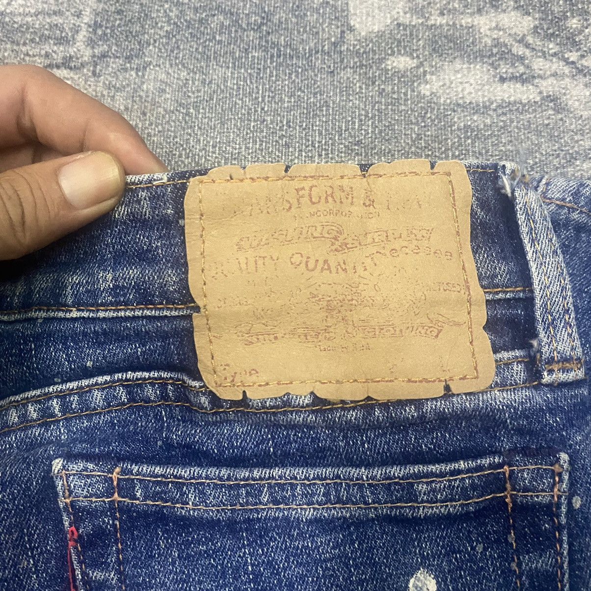 Japanese Brand × Jean × Vintage Vintage RNA Splash Paint Unisex Denim Jeans Size US 30 / EU 46 - 11 Thumbnail