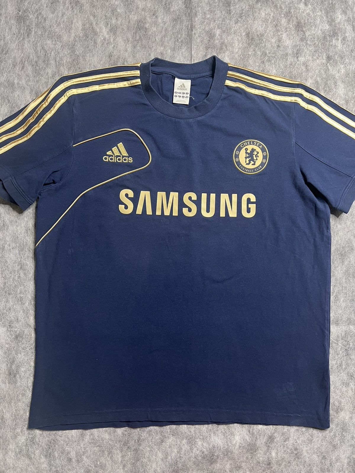 Adidas 2012 Adidas Chelsea T-Shirt Football Size US XL / EU 56 / 4 - 1 Thumbnail