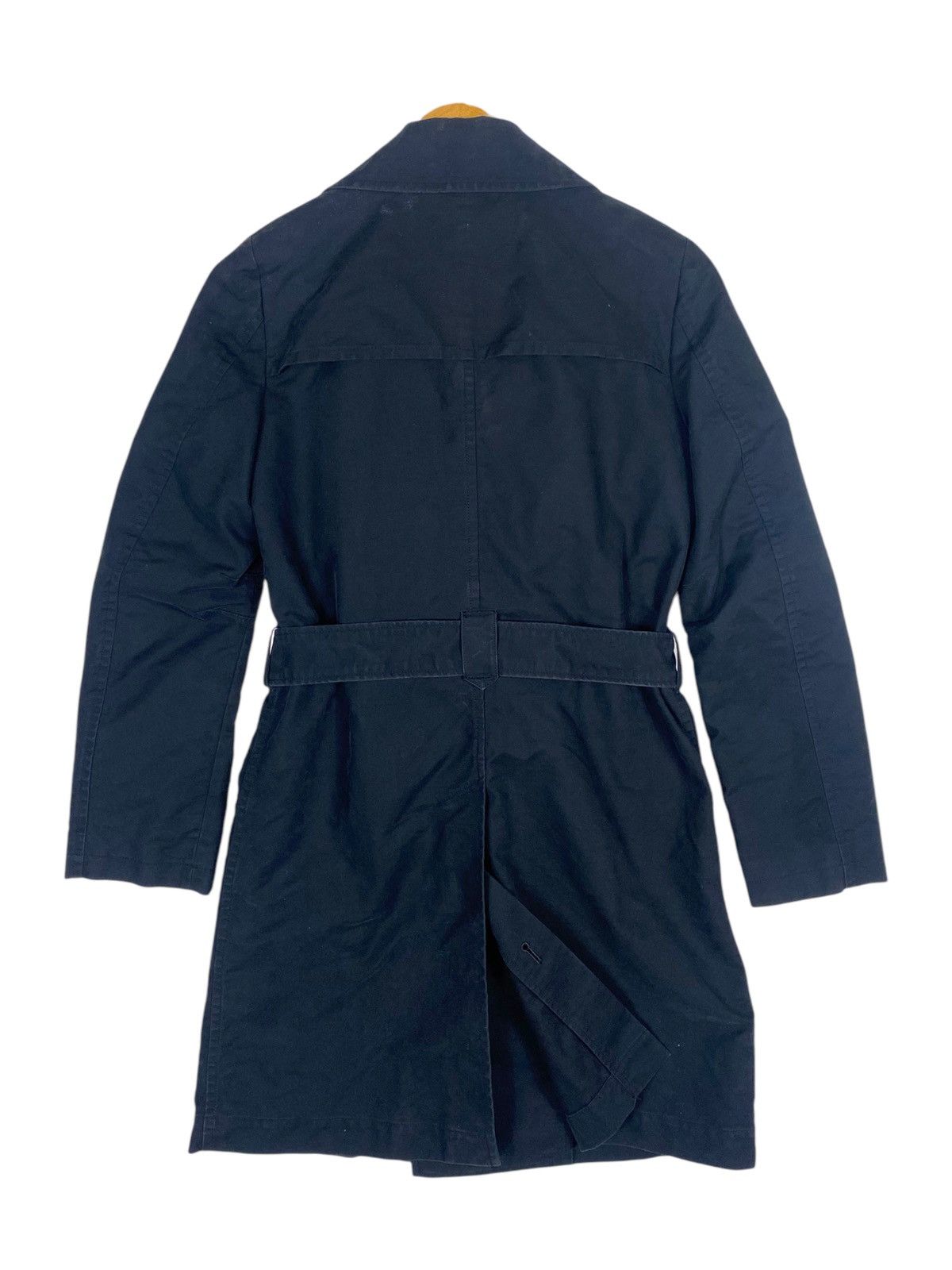 Issey Miyake × Zucca 💥ZUCCA BELTED DOUBLE BREASTED BLACK JACKET Size US XS / EU 42 / 0 - 7 Thumbnail
