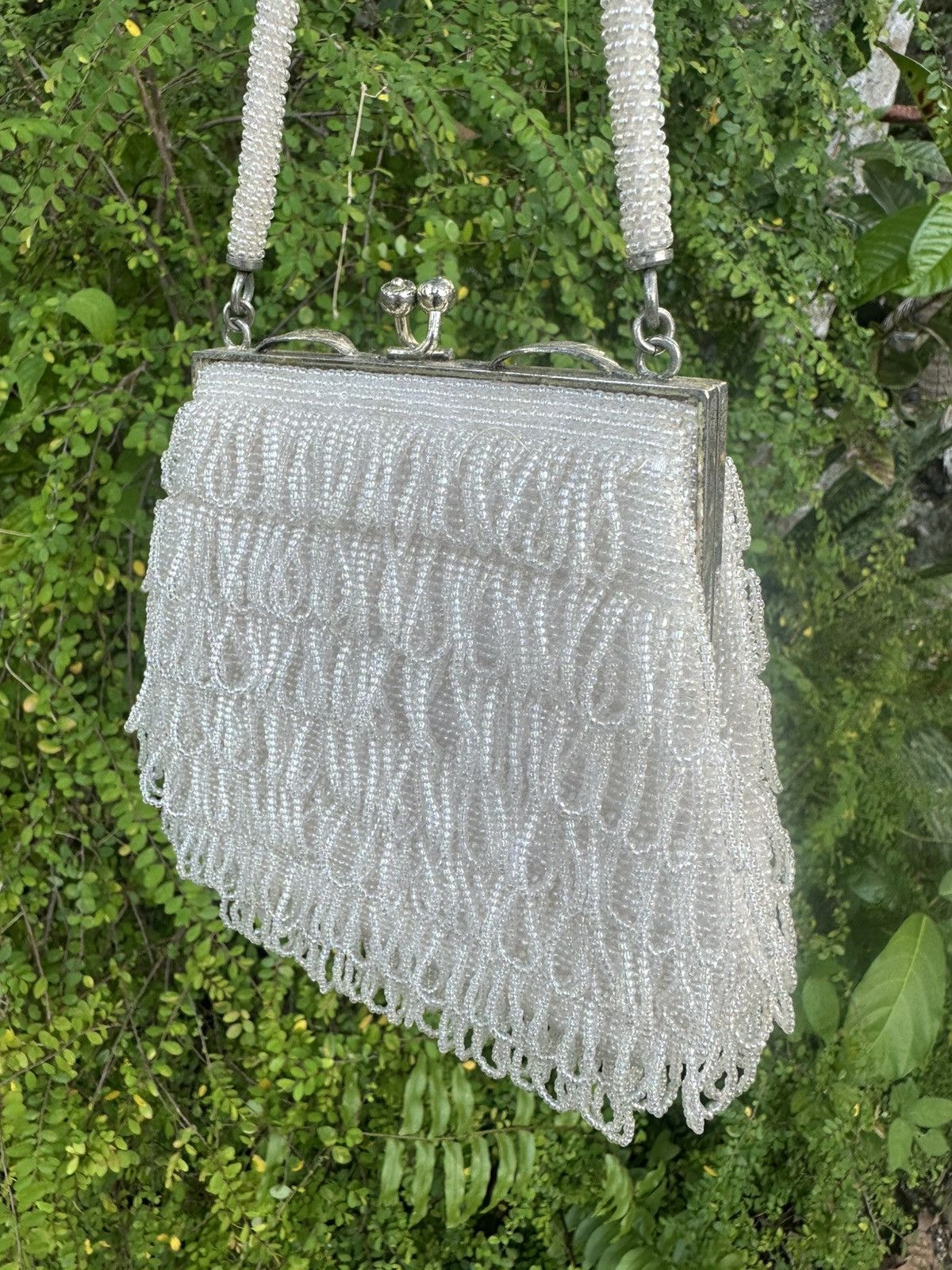 Handmade 🔥FREE SHIPPING🔥HANDMADE BEADED BAG WOMEN DINNER GALA Size ONE SIZE - 4 Thumbnail