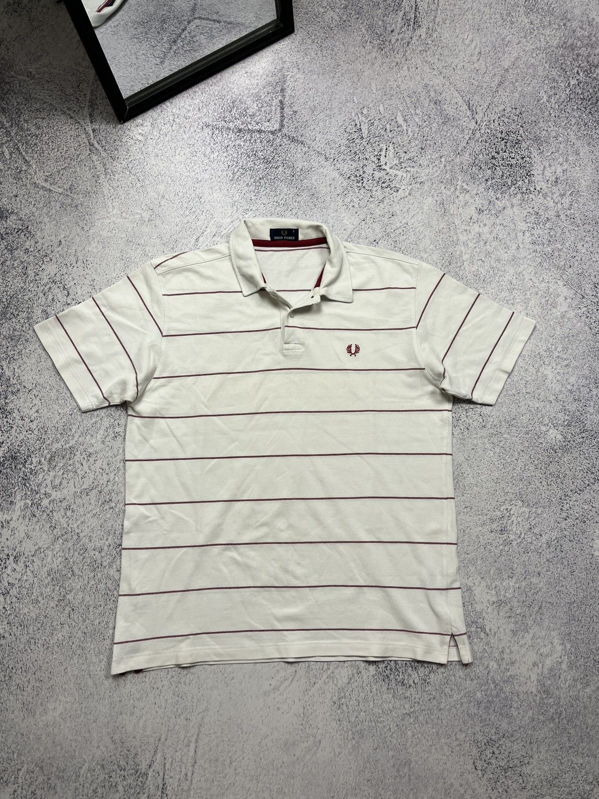 Fred Perry Fred Perry Casual Polo Shirt Streetwear Hype Mini Logo Sz L Size US M / EU 48-50 / 2 - 1 Thumbnail