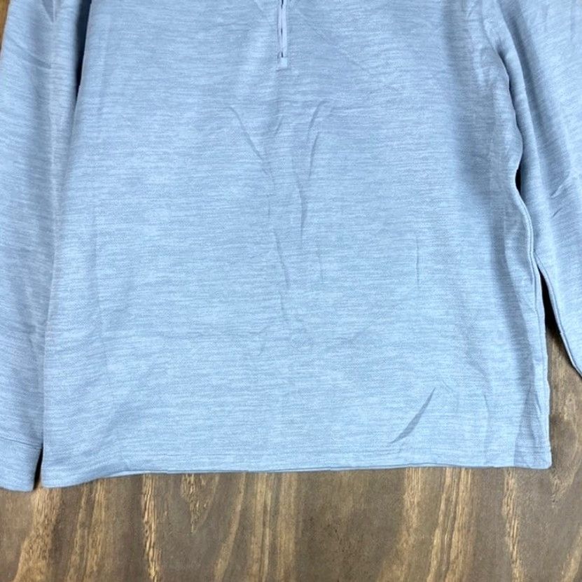Vintage Walter Hagen Mens Jacket Gray 11 Majors 1/4 Zip Mock Neck Performance Large Size US L / EU 52-54 / 3 - 3 Thumbnail