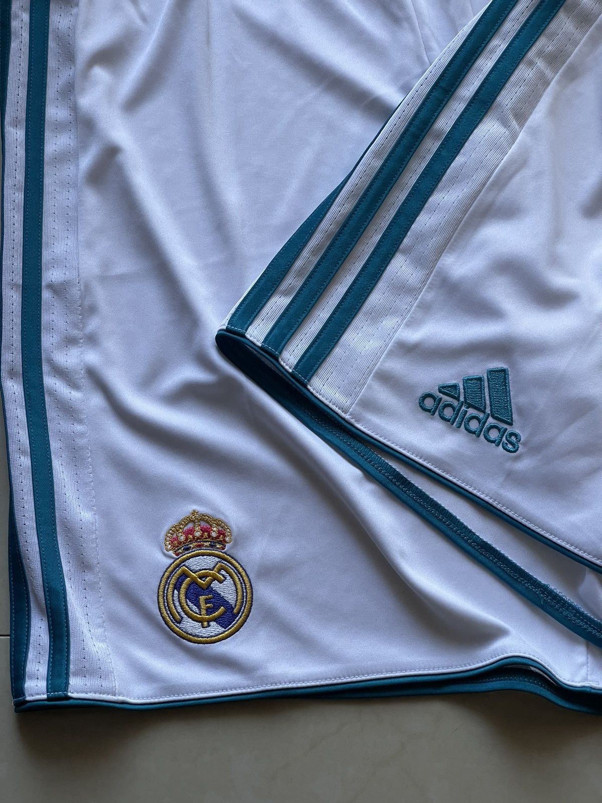 Adidas 2 Pair Adidas Real Madrid 2017 soccer shorts Size US 32 / EU 48 - 8 Thumbnail