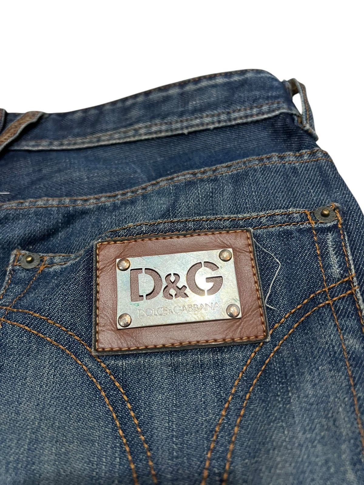 Dolce & Gabbana Vintage Dolce & Gabbana Distress Jean Size US 31 - 16 Thumbnail