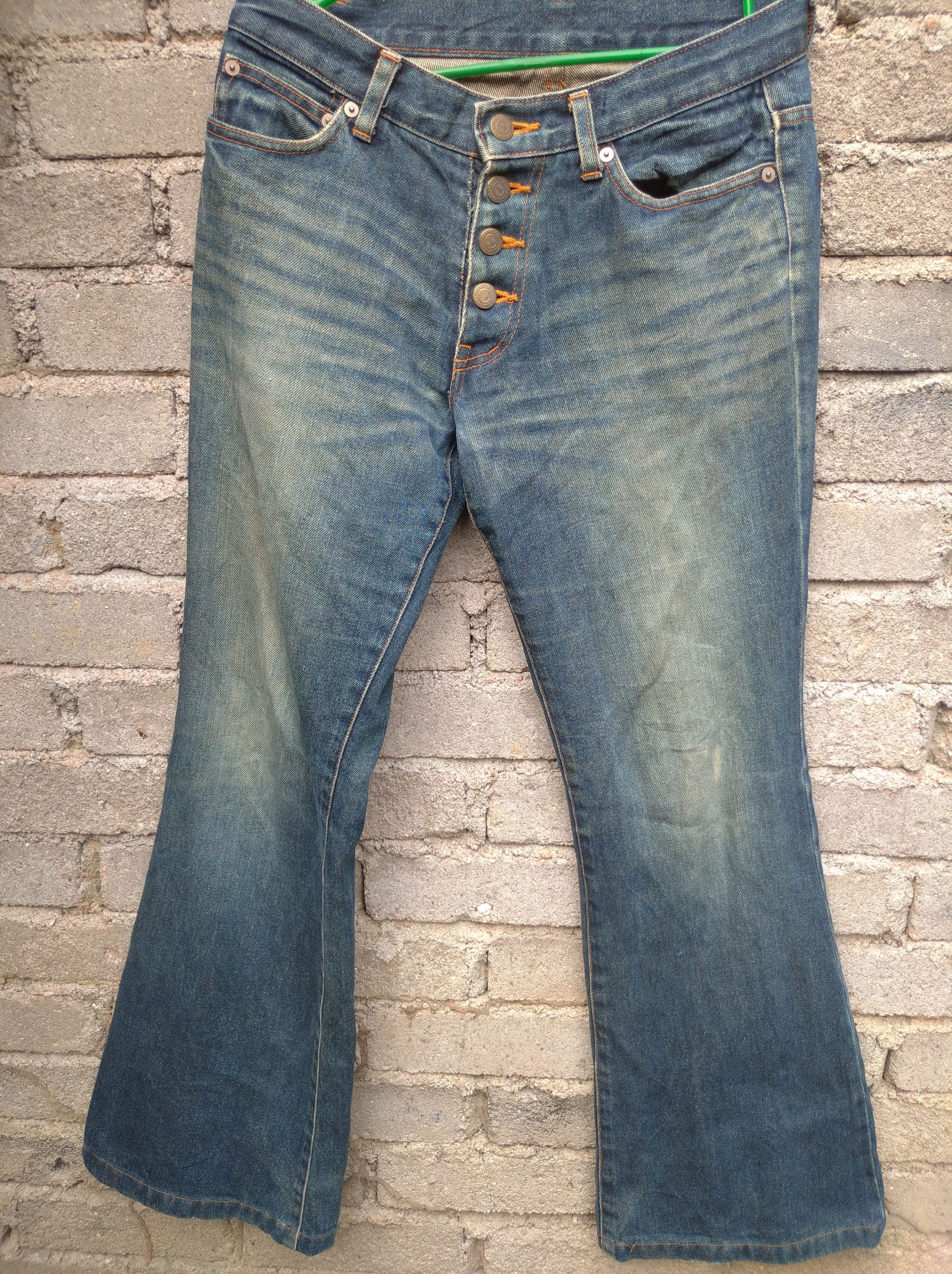 Vintage tornado mart flare denim jeans
