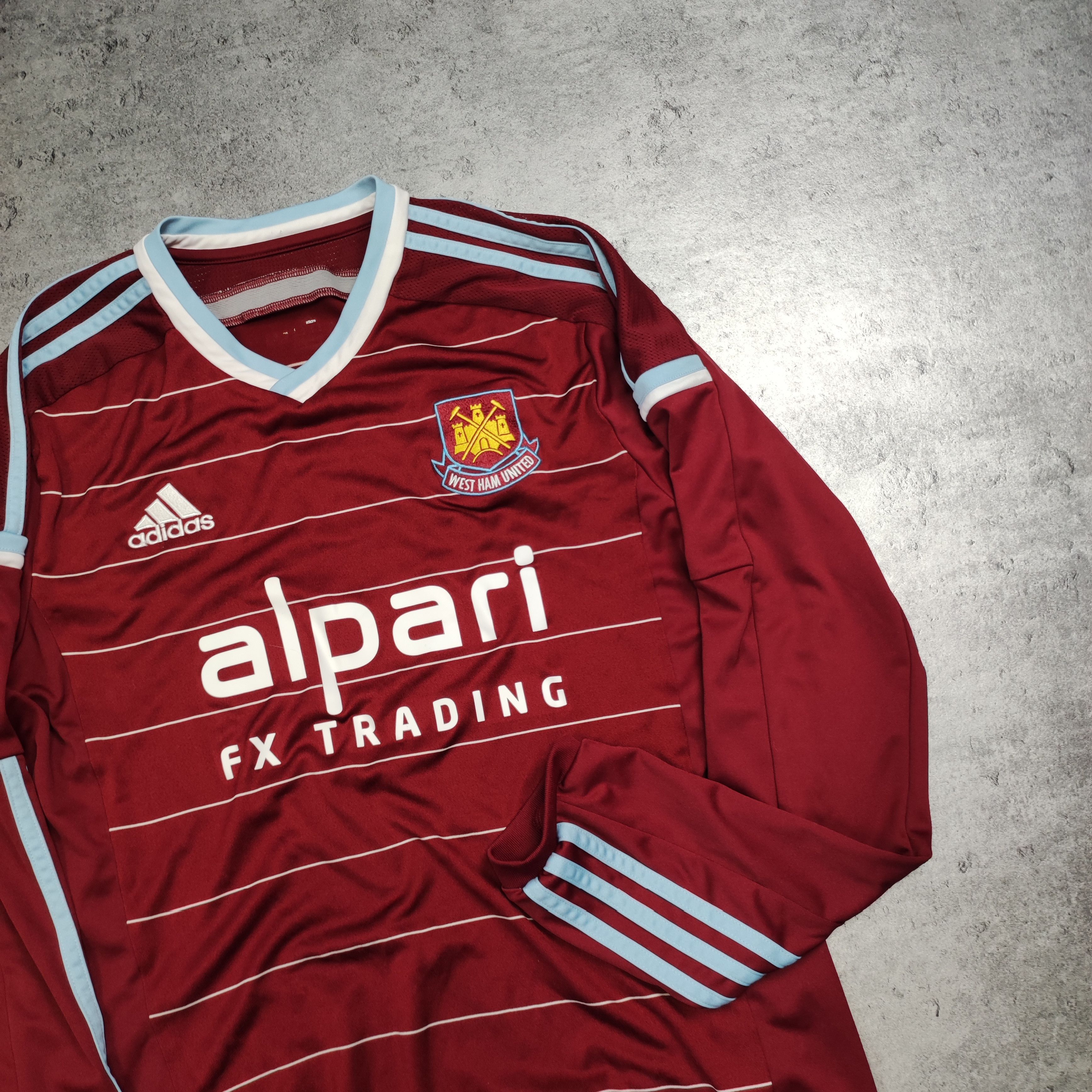 Adidas Vintage Football Soccer Adidas x West Ham United 2013 Jersey Size US S / EU 44-46 / 1 - 3 Thumbnail