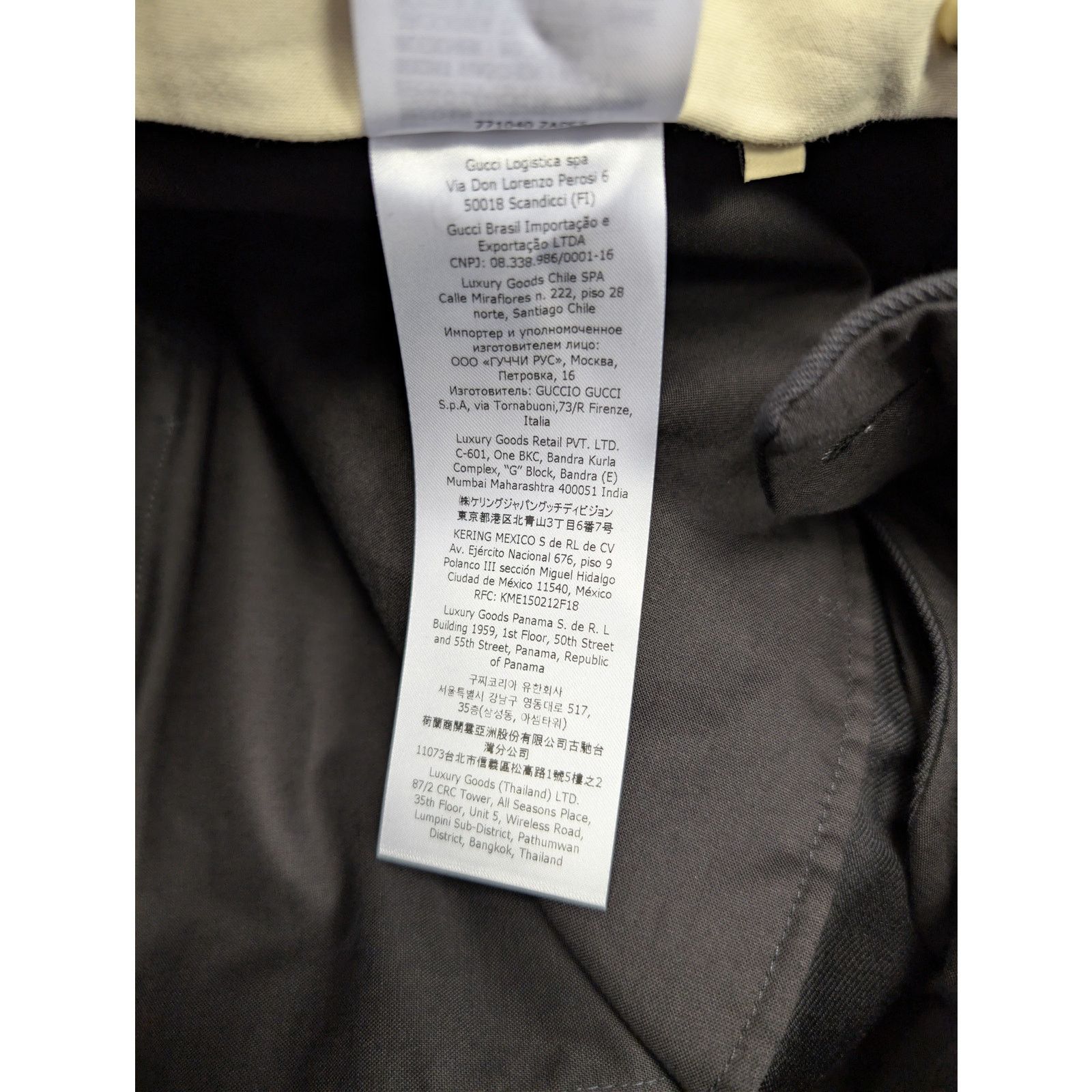 Gucci o1rshd1 Double Wool Gabardine Skater Crpd Pant Shorts Black Size US 30 / EU 46 - 20 Thumbnail
