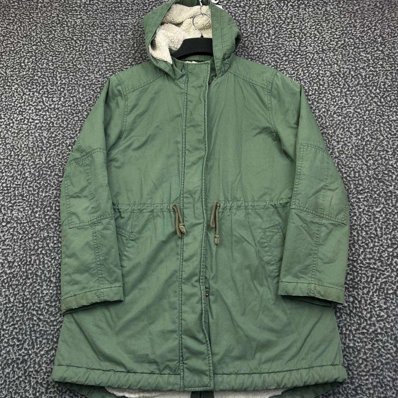 Gap Gap Military Jacket Women Green Sherpa Lining Full Zip M Size M / US 6-8 / IT 42-44 - 1 Thumbnail