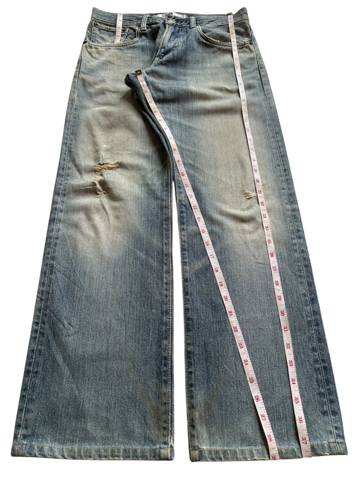 Edwin × Japanese Brand Exclusive Vintage Japanese Edwin Mud Wash Baggy Jeans Size US 30 / EU 46 - 13 Thumbnail