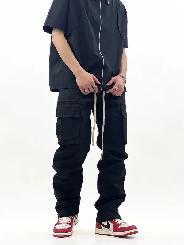 Japanese Brand flared military utility cargo pants Size US 30 / EU 46 - 4 Thumbnail