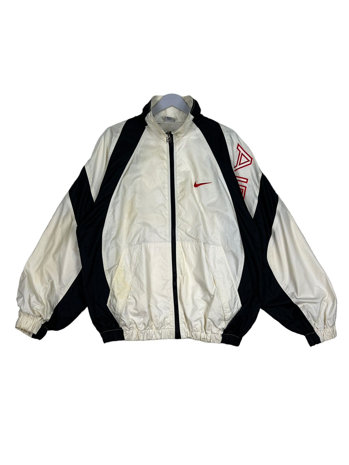 Nike 🔥 90s VINTAGE NIKE AIR TRAINER JACKET MADE IN MALAYSIA Size US XL / EU 56 / 4 - 3 Thumbnail