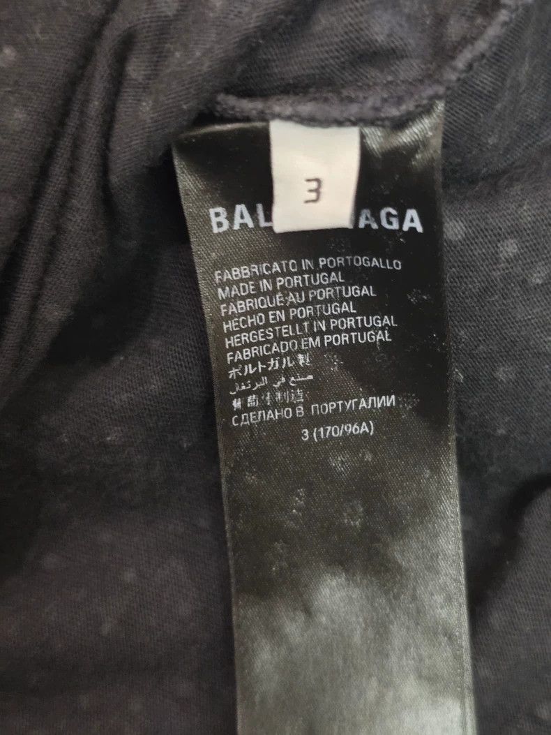 Balenciaga Balenciaga Rhinestone Full Print Short Sleeve T-shirt Size US L / EU 52-54 / 3 - 4 Thumbnail
