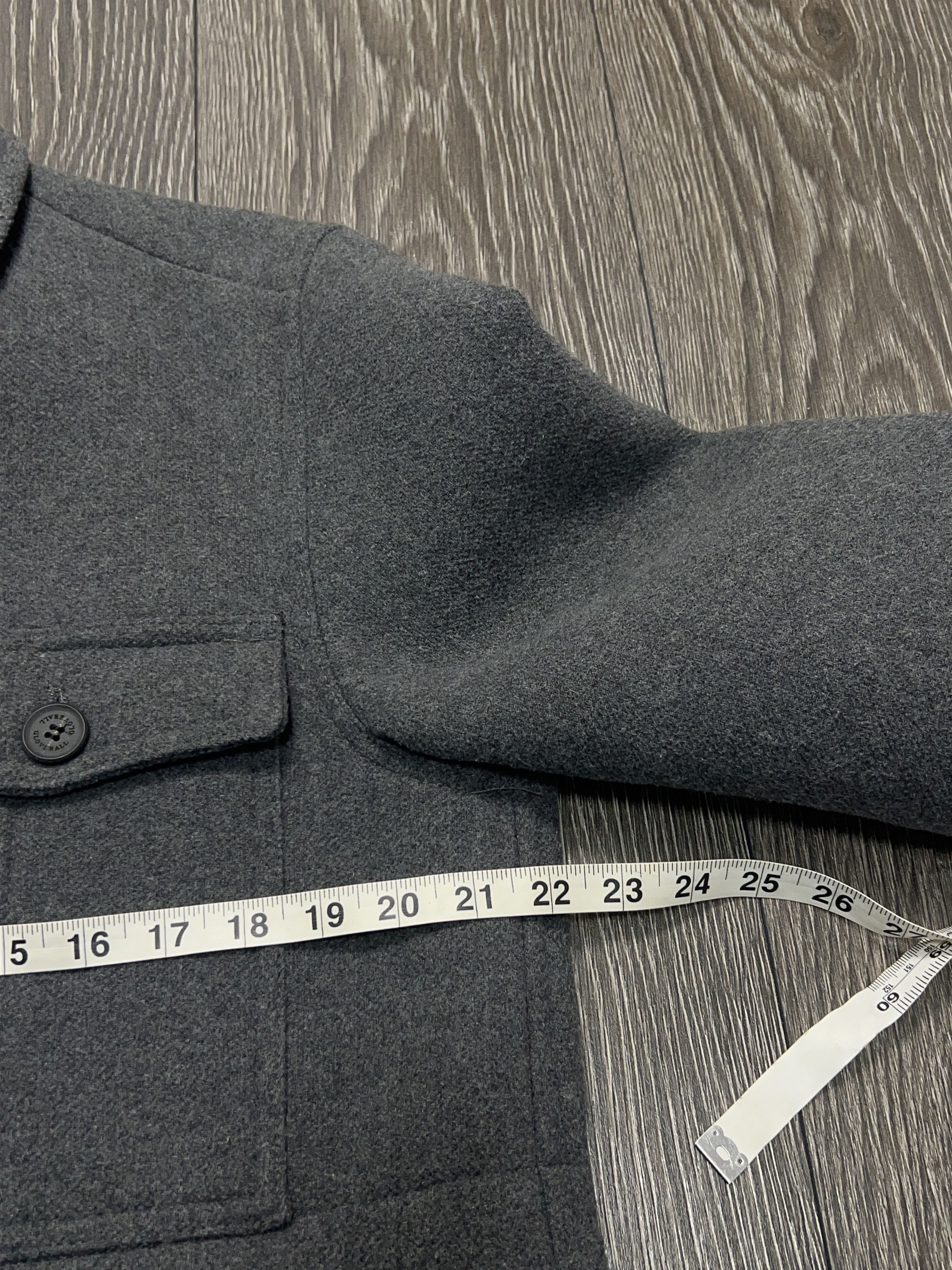 Gloverall x John Lewis Workwear Style Jacket Gray Multipocket Blazer Size US L / EU 52-54 / 3 - 13 Thumbnail